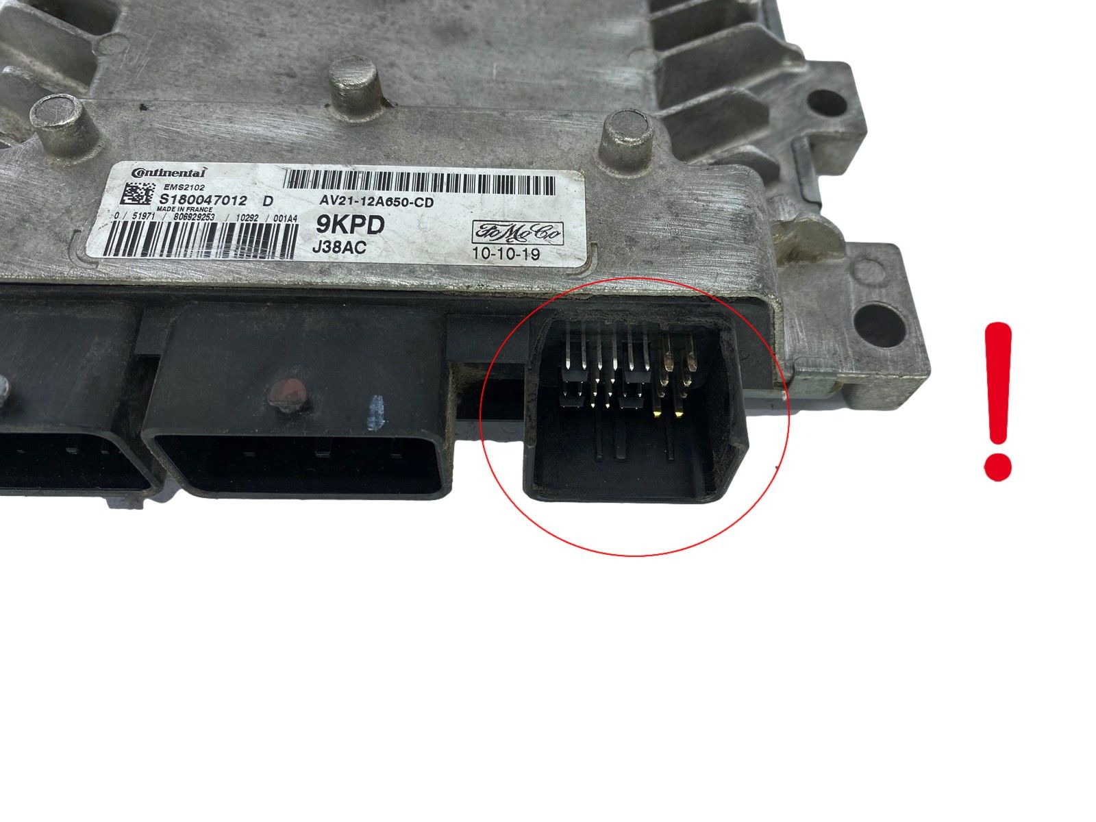 Control Unit AV21-12A650-CD S180047012D Ford Continental 49914 main product photo