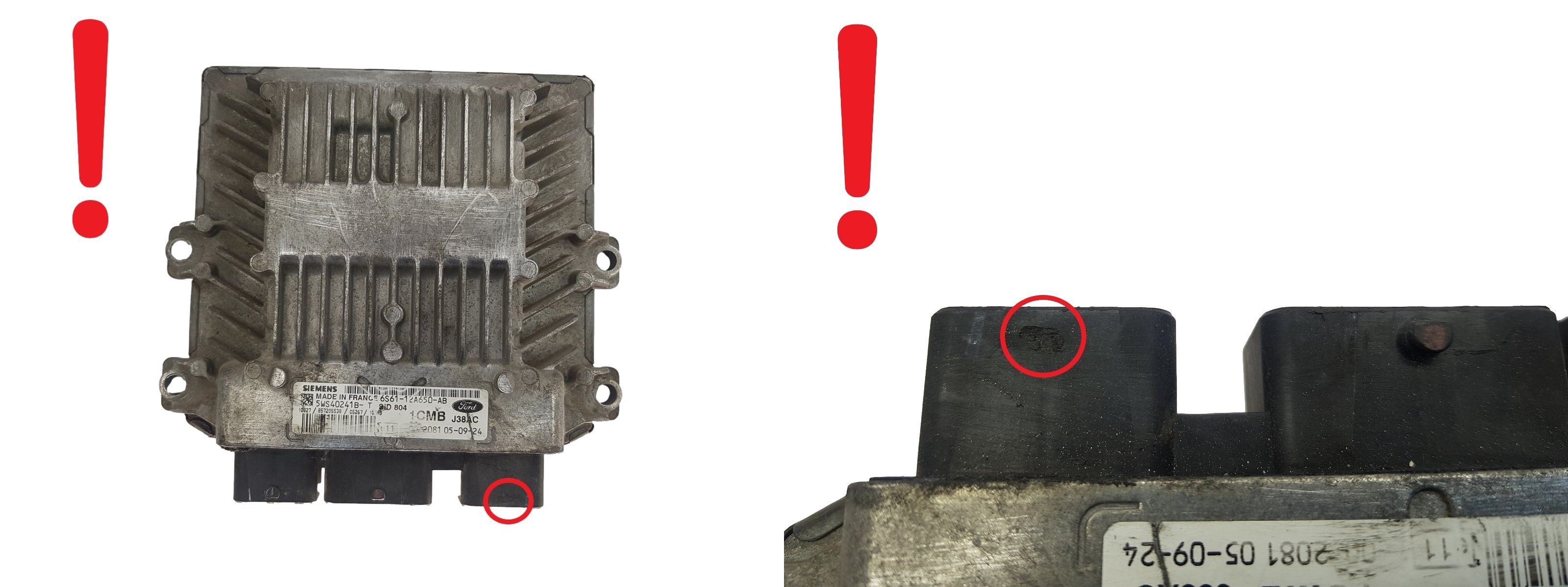 Control Unit 6S61-12A650-AB 5WS40241B-T Ford Siemens 3298 main product photo