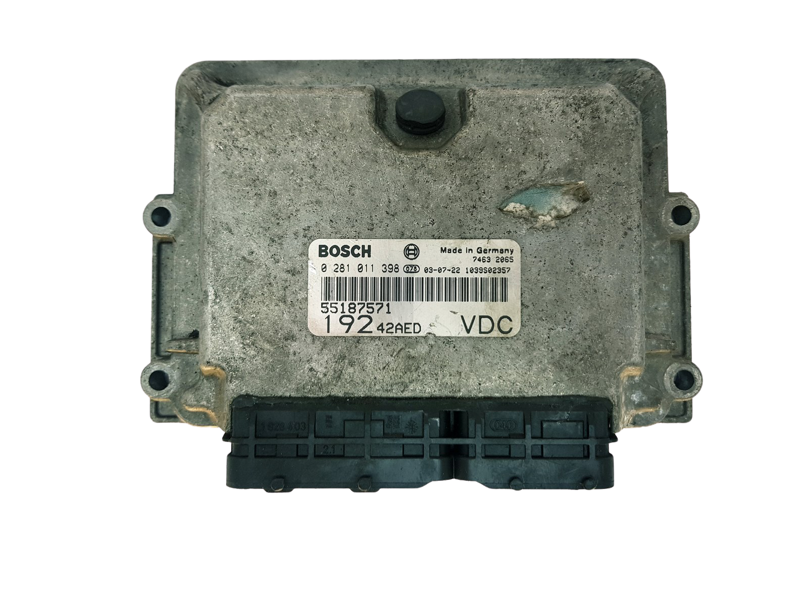Control Unit 55187571 0281011398 Fiat Bosch 30992 main product photo