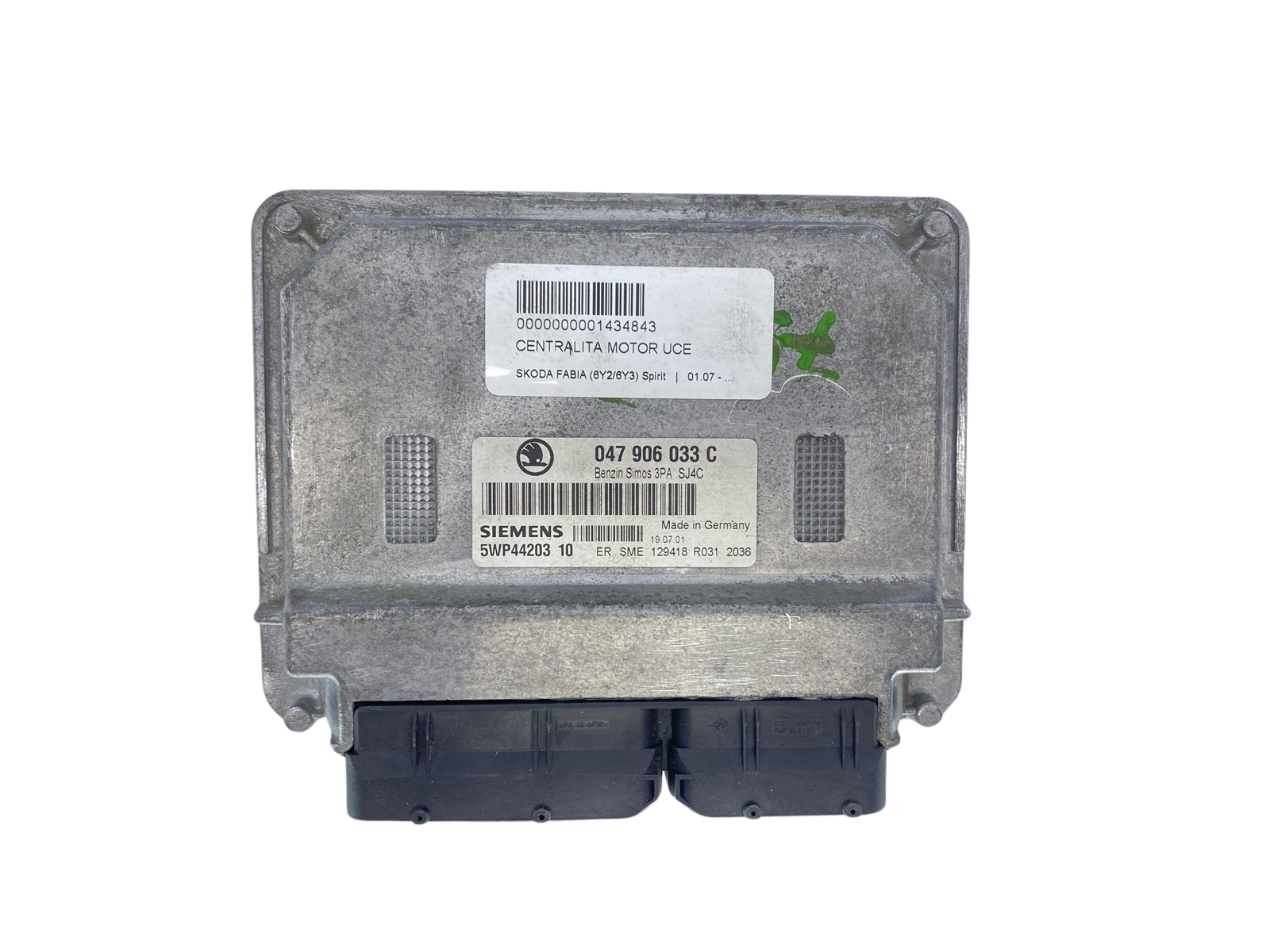 Control Unit 047906033C 5WP44203 10 Skoda Siemens 63150 main product photo
