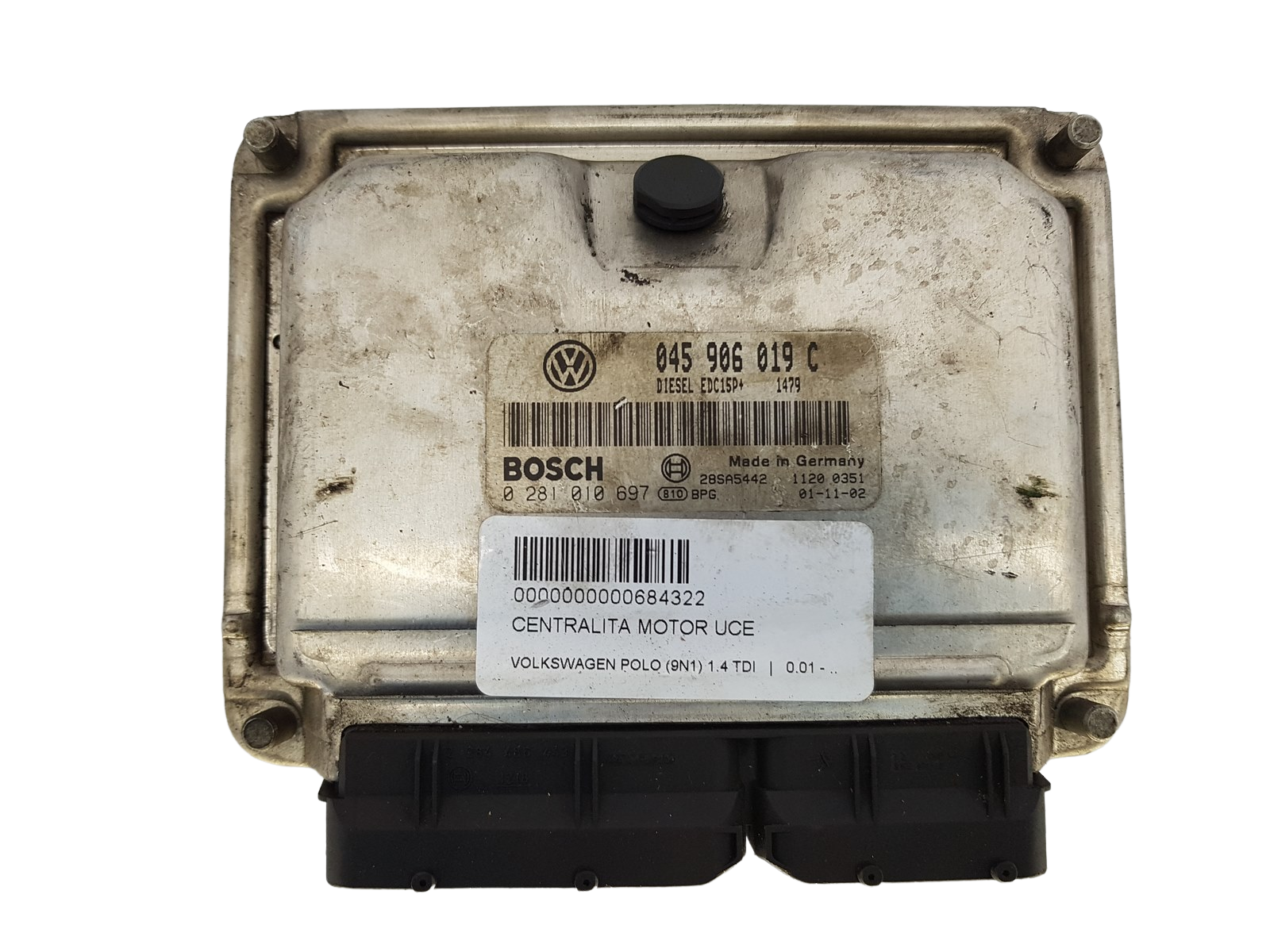 Control Unit 045906019C 0281010697 VW Bosch 1039 main product photo