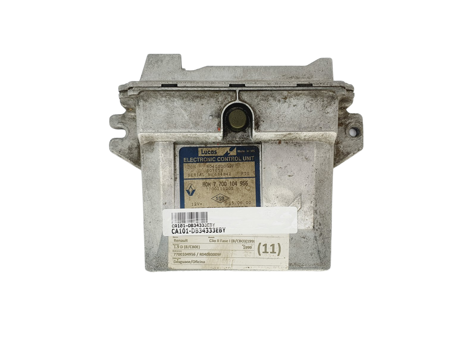 Control Unit 7700104956 7700111205 R04080009F Renault 34333 main product photo