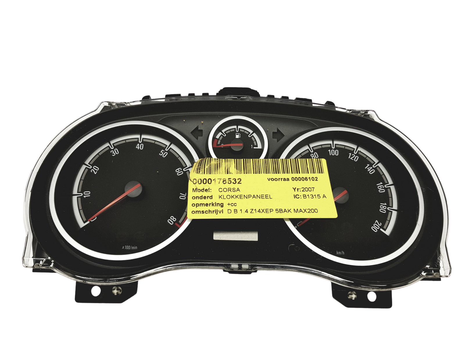 Speedometer/Instrument Cluster Opel Corsa D P0013264267 28120245-3 31298 main product photo