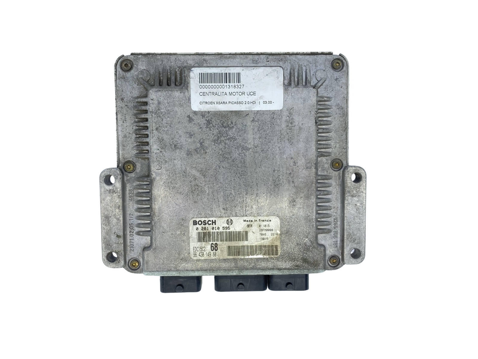 Control Unit 0281010595 9642014980 PSA Bosch 62787 main product photo