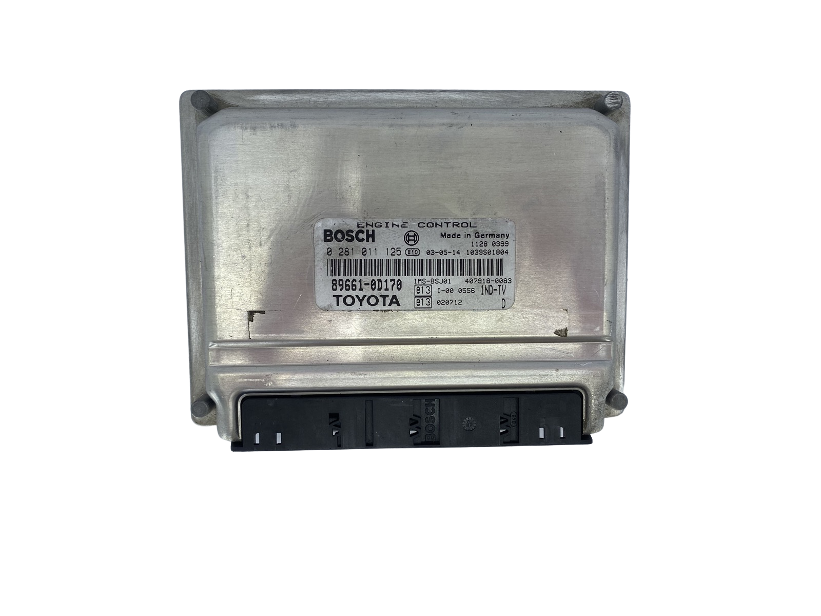 Control Unit 0281011125 89661-0D170 407918-0083 Toyota Bosch 50564 main product photo