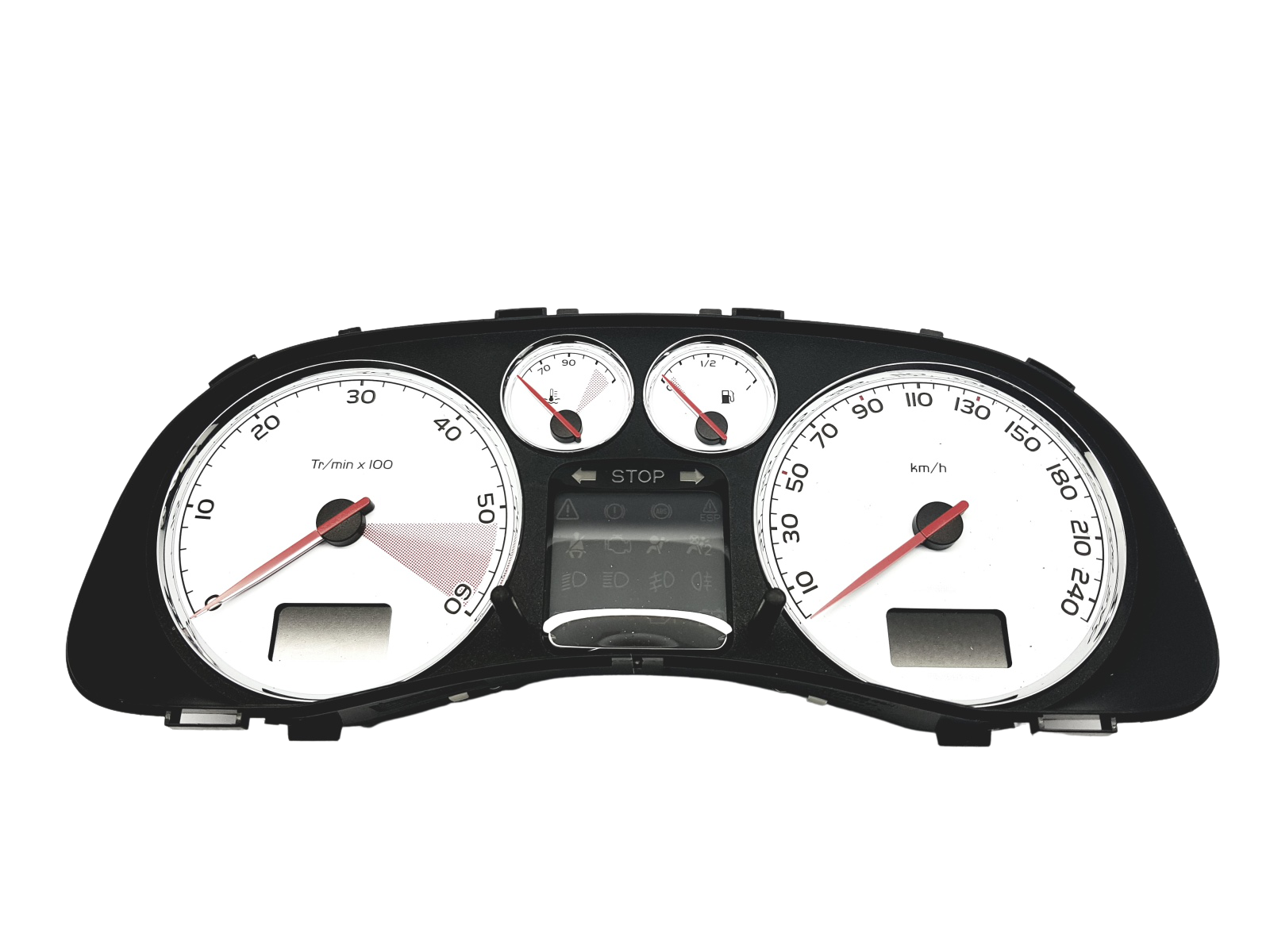 Speedometer/Instrument Cluster Peugeot 307 P9661323180 E01 43699 main product photo