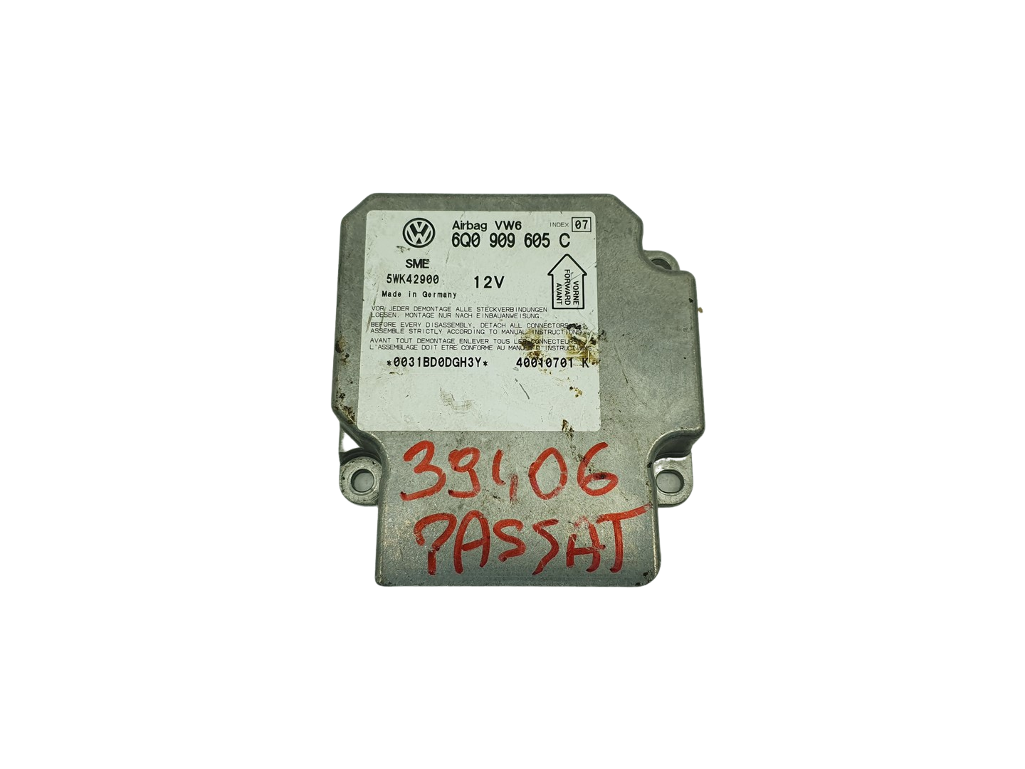 Control unit Module 6Q0909605C 5WK42900 VW Siemens 68969 main product photo