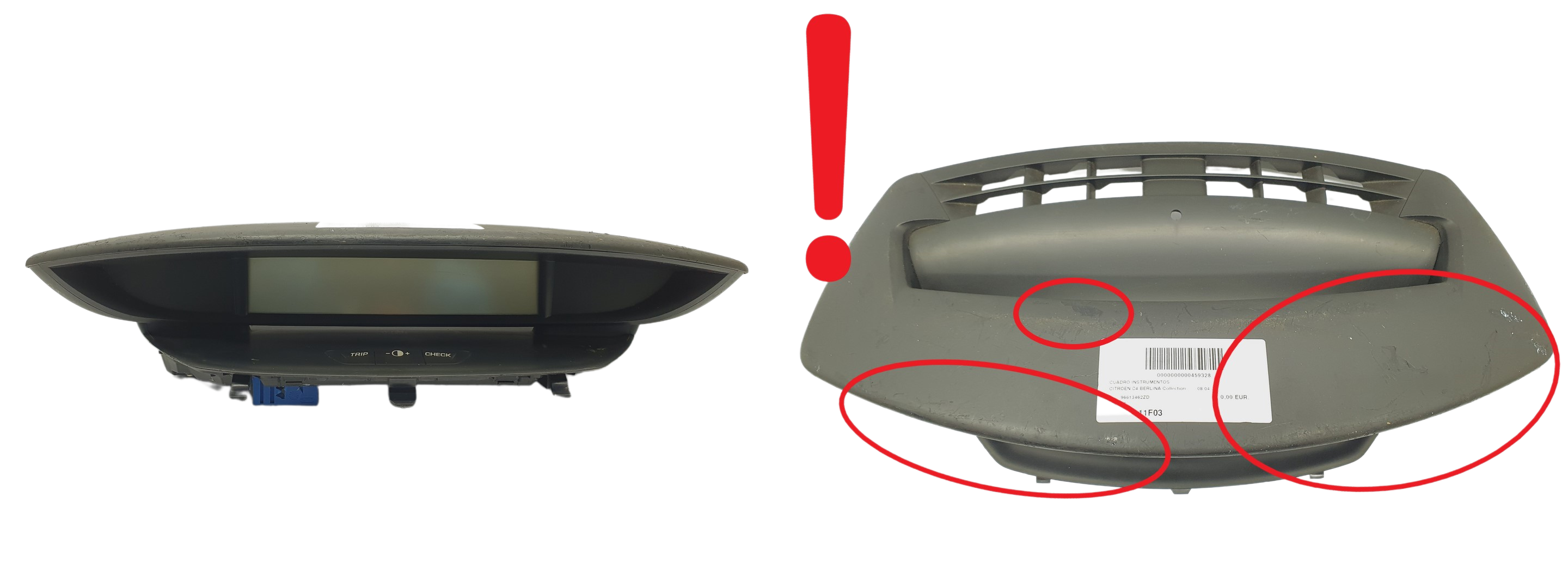 Speedometer/Instrument Cluster Citroen C4 P96613462ZD 61067 main product photo