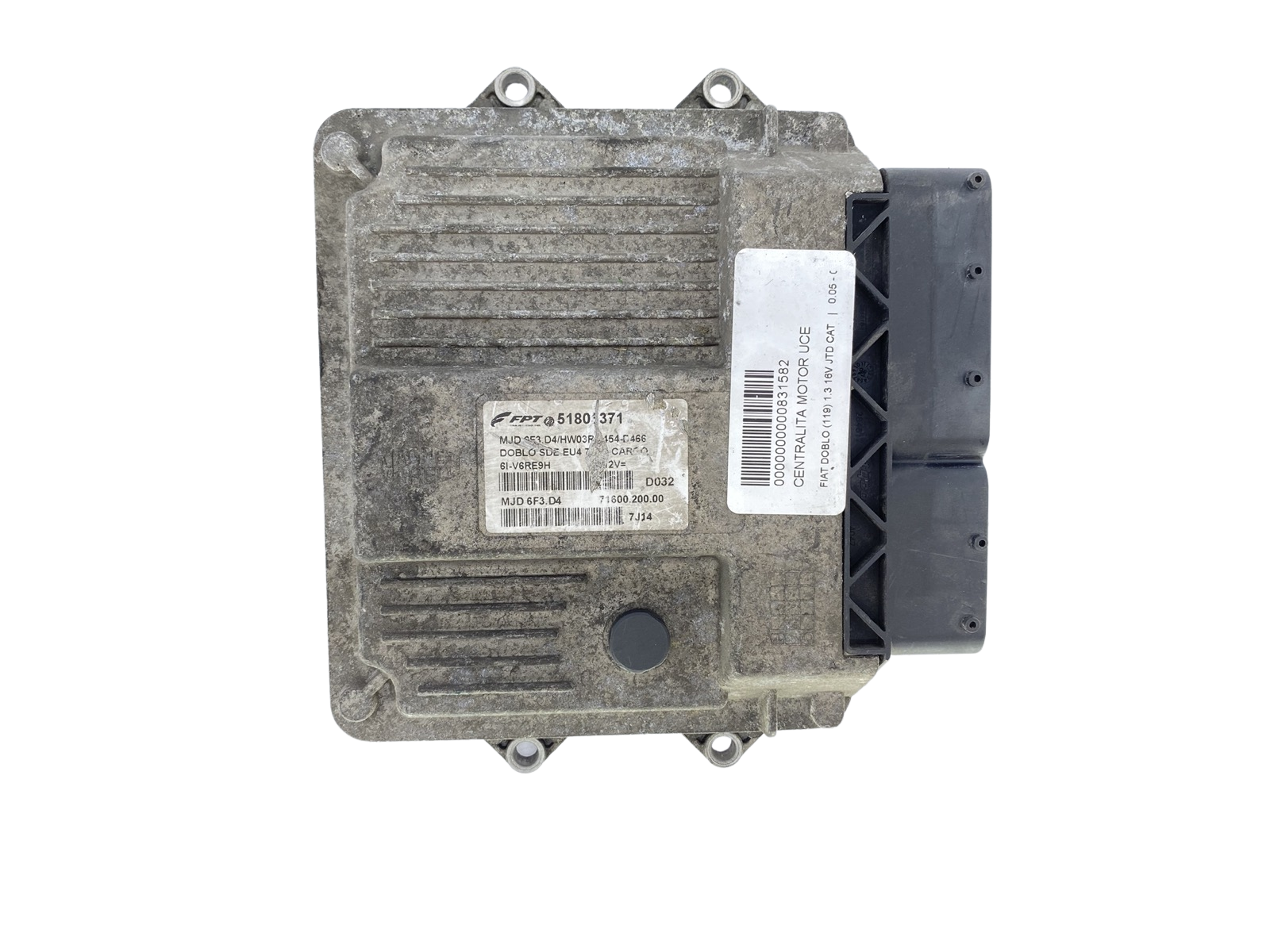 Control Unit Fiat 51805371 MJD6F3.D4 71600.200.00 FPT main product photo