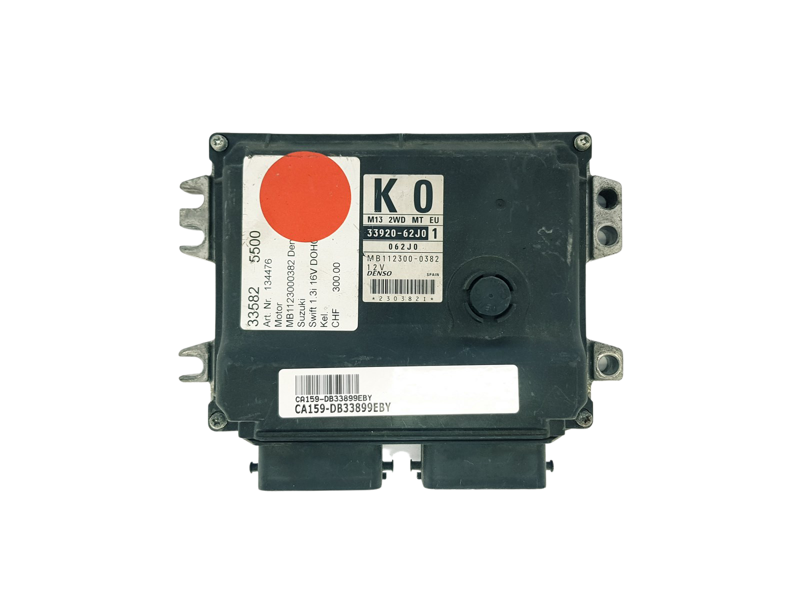 Control Unit 33920-62J01 MB112300-0382 Suzuki Denso 33899 main product photo