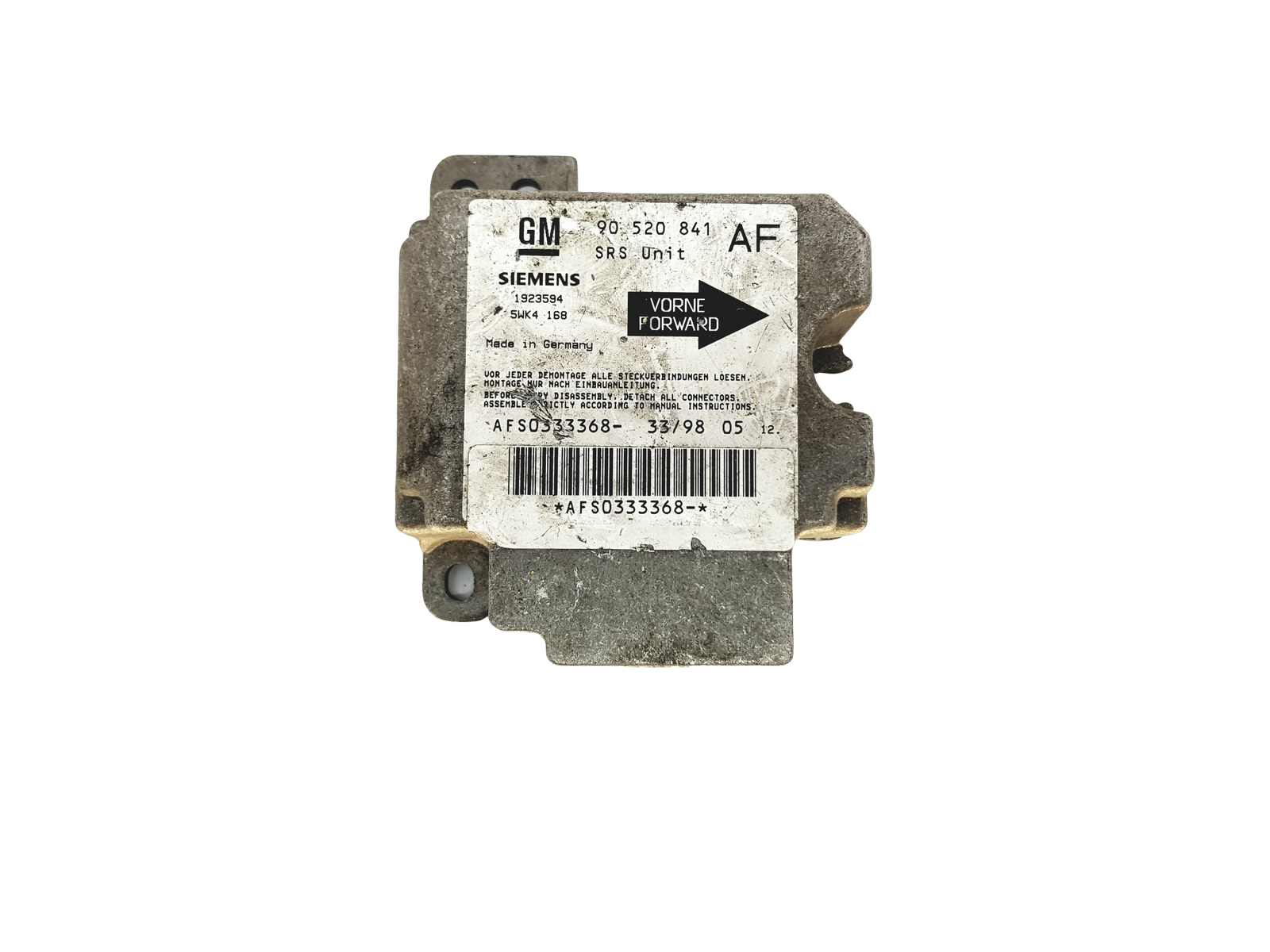 Control unit Module 90520841 5WK4168 Opel Siemens main product photo