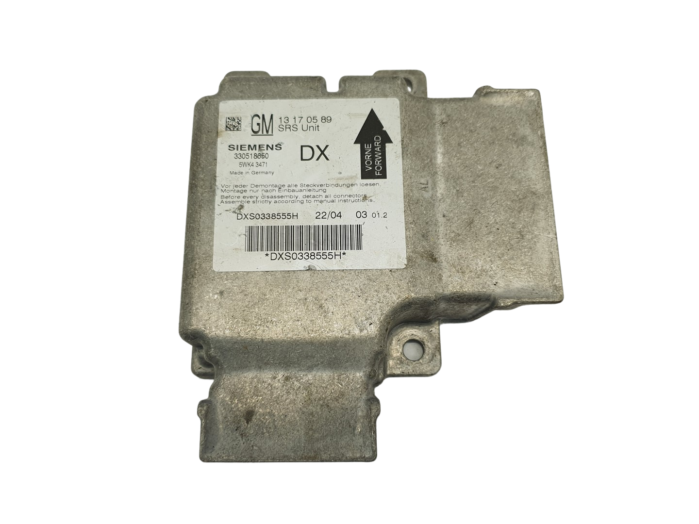 Control unit Module Opel 13170589 5WK43471 Siemens GM 68905 main product photo