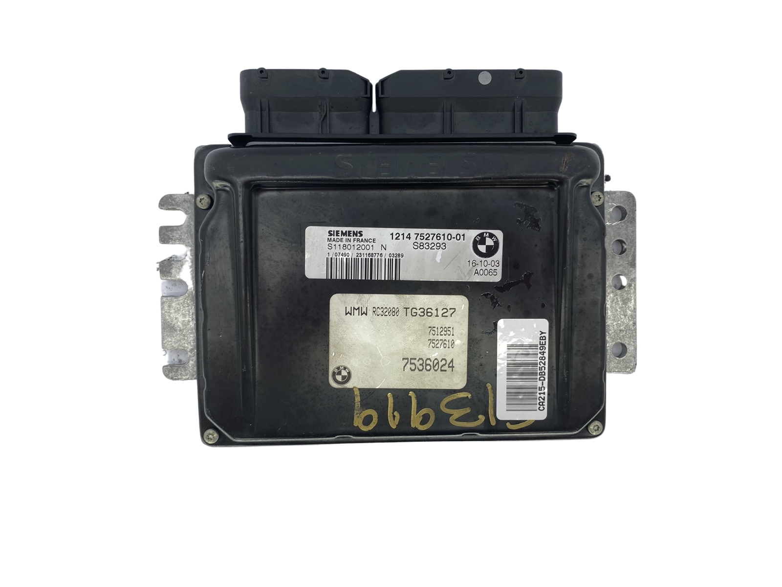Control Unit 12147527610-01 S118012001N Mini BMW Siemens 52849 main product photo