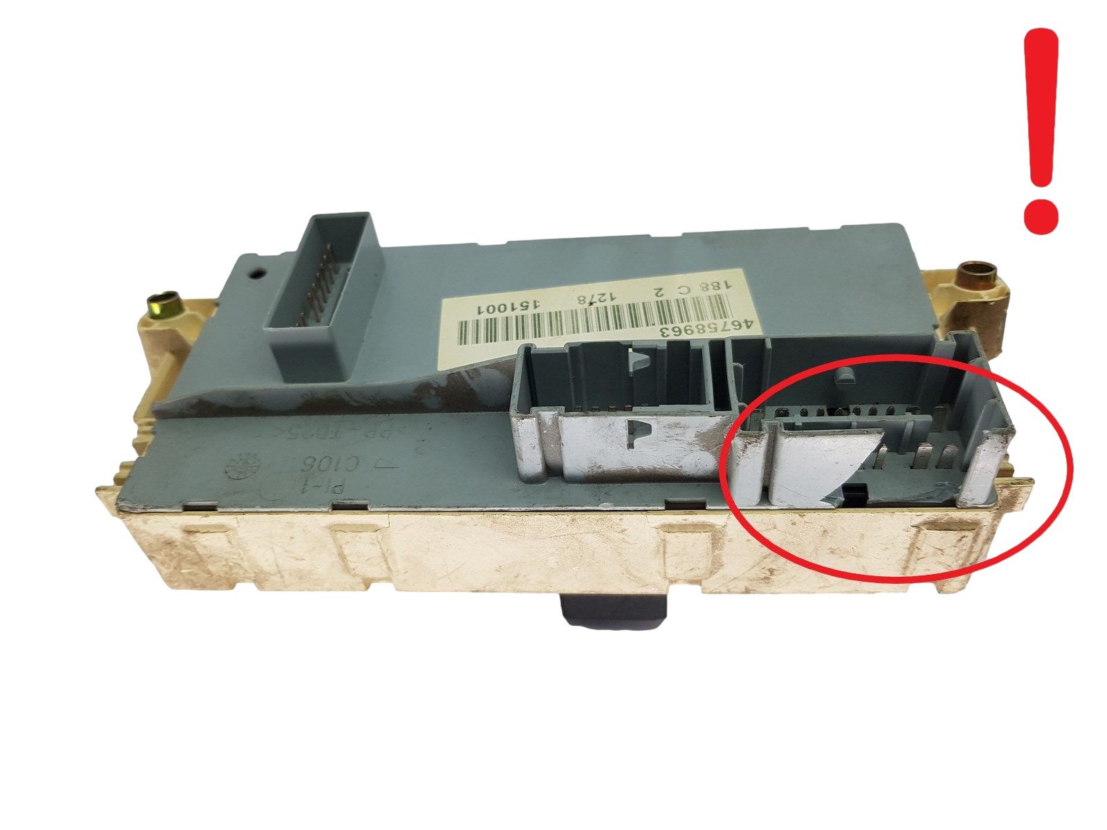 Control Unit BSI Fiat 46758963 46812235 NPL 19041 main product photo