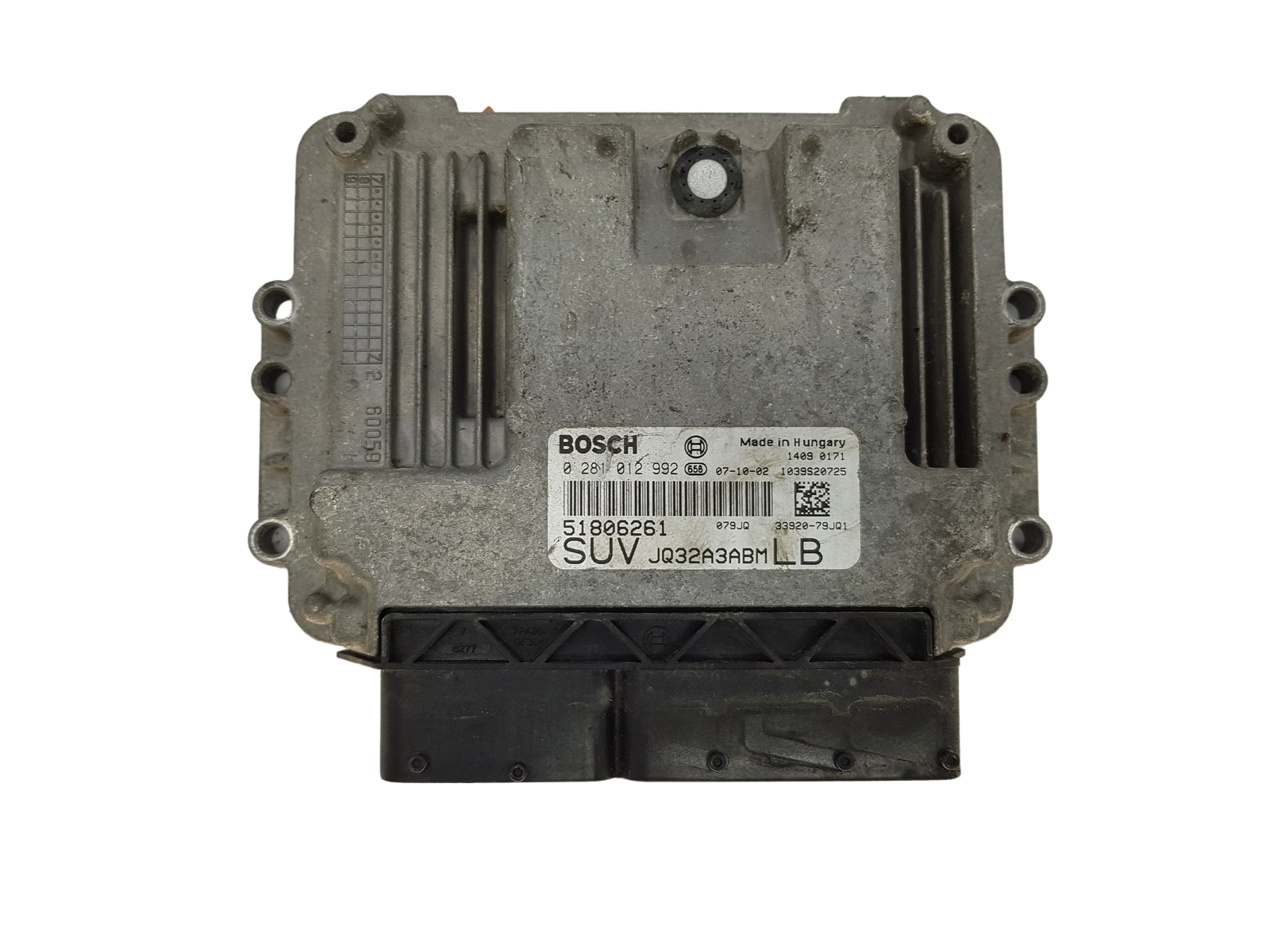 Control Unit 0281012992 51806261 JQ32A3ABM Fiat Bosch 14459 main product photo