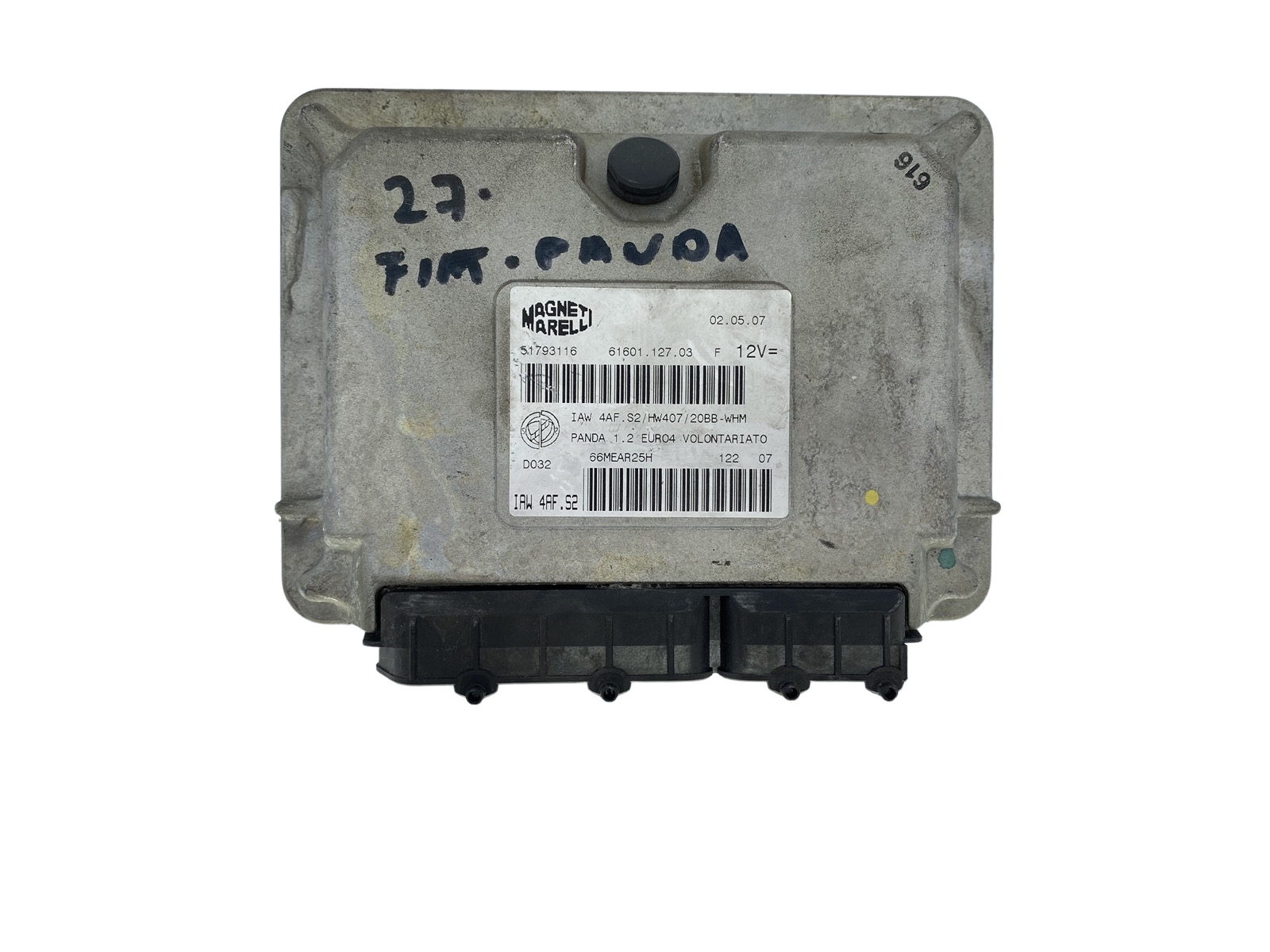 Control Unit 51793116 IAW4AF.S2 61601.127.03 Fiat Magneti Marelli 52480 main product photo