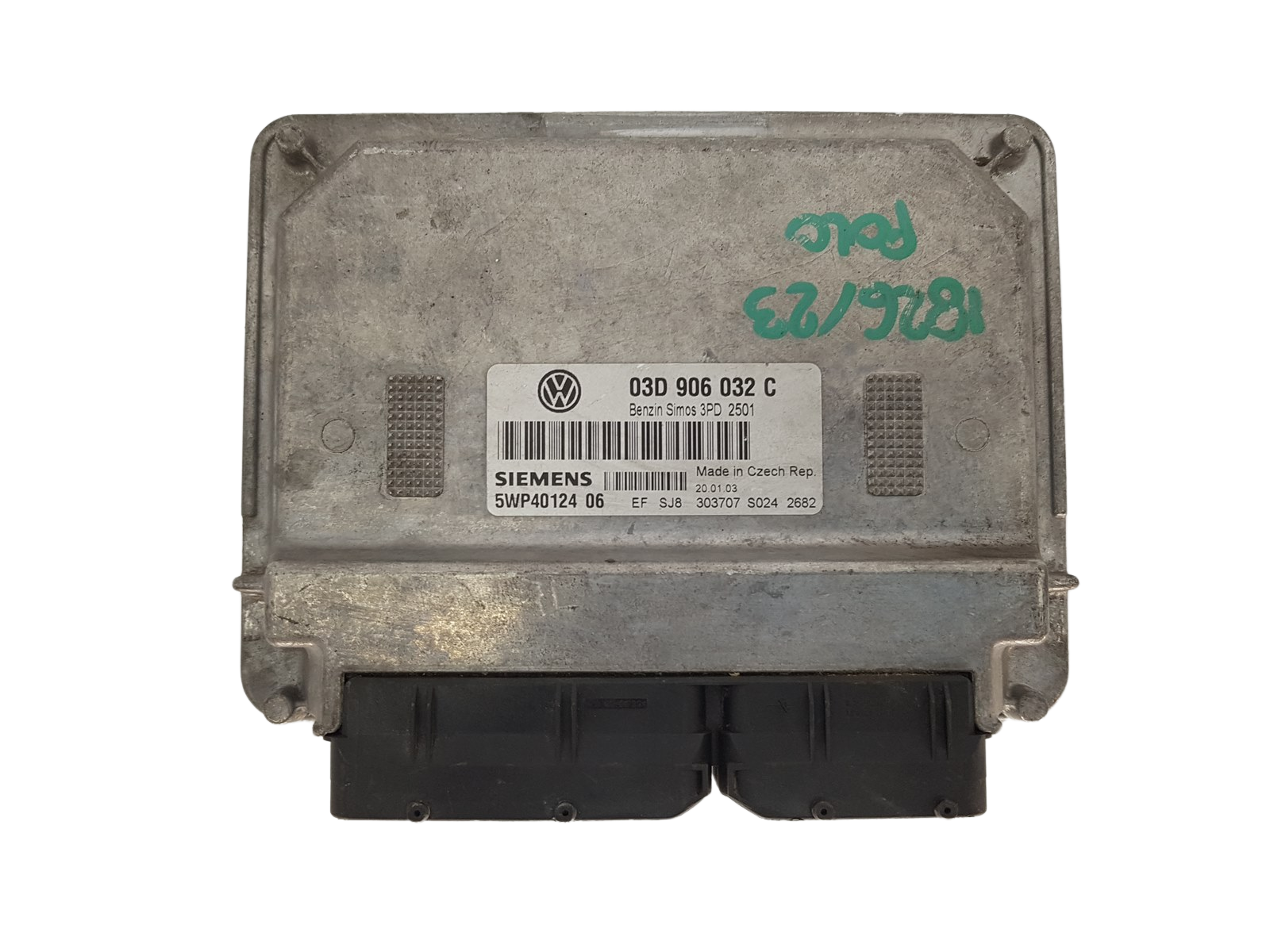 Control Unit 03D906032C 5WP40124 06 VW Siemens 2798 main product photo