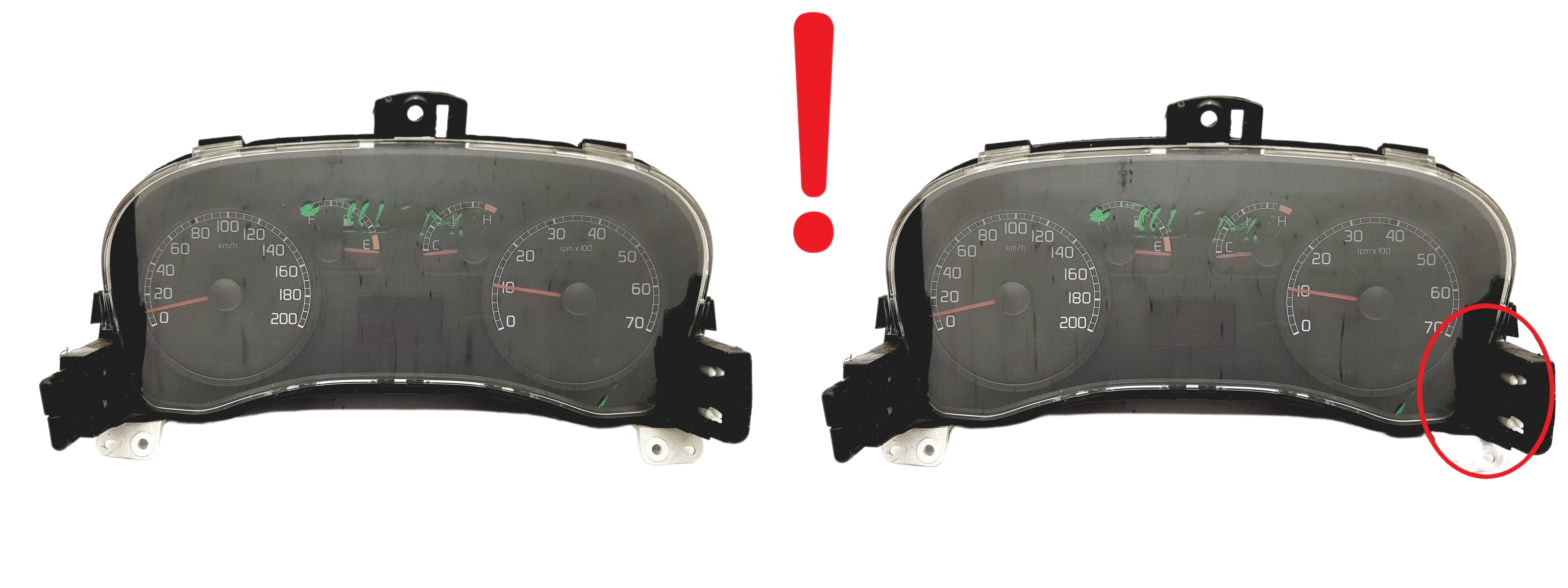 Speedometer/Instrument Cluster Fiat Punto 51703280 503000460400 59231 main product photo