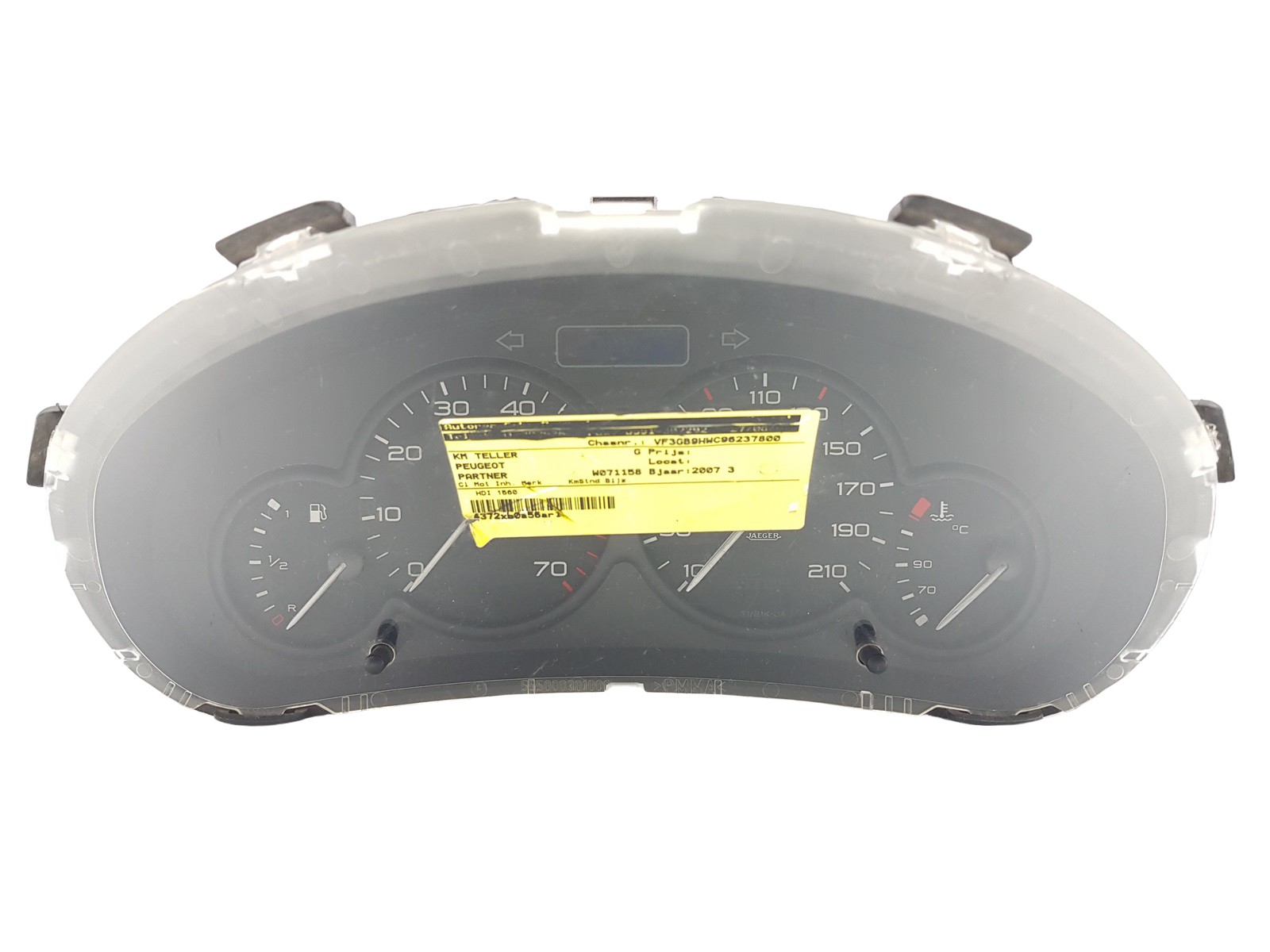 Speedometer/Instrument Cluster Partner 1 Berlingo 1 9662745180 PSA 25854 main product photo