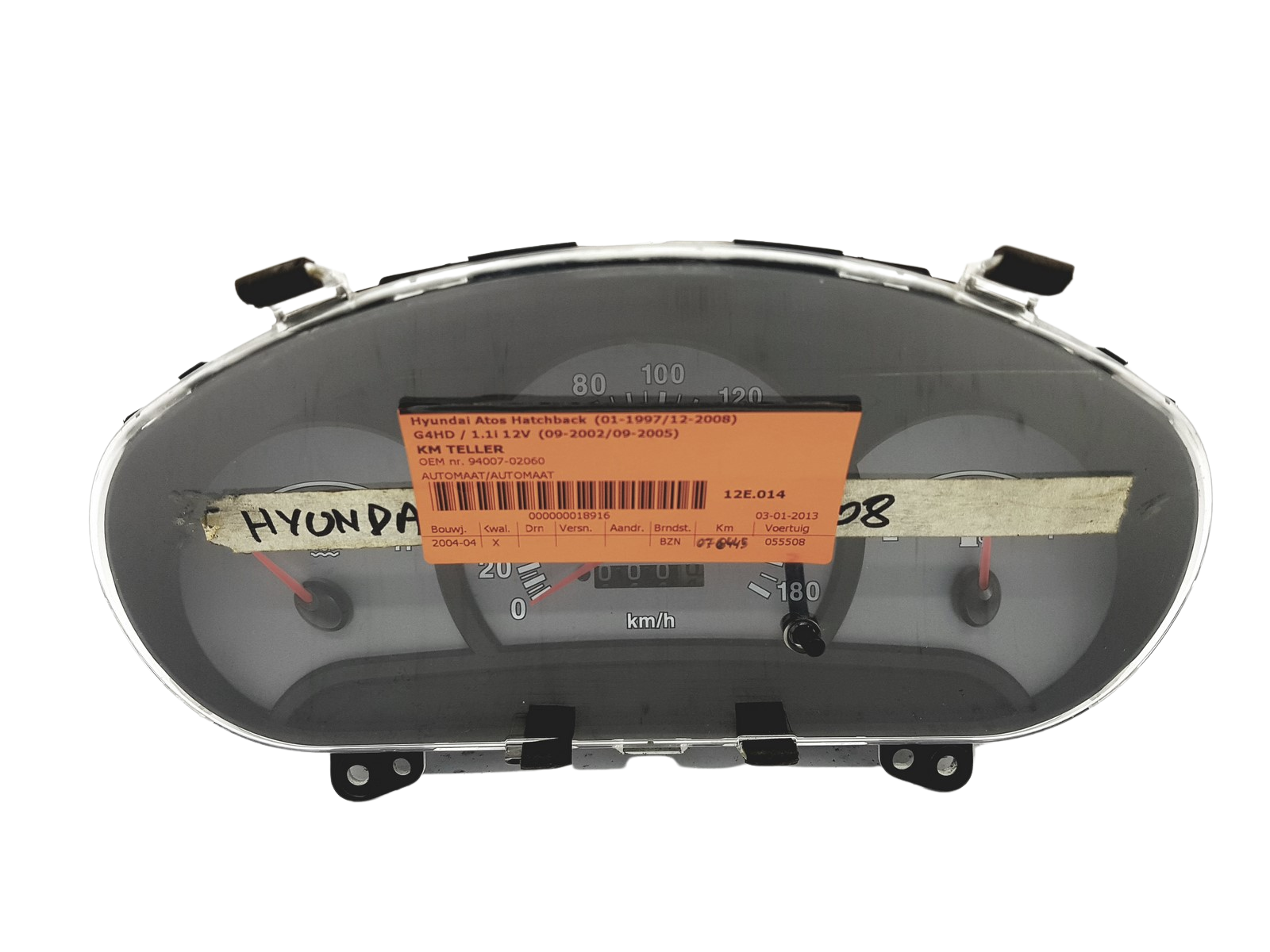 Speedometer/Instrument Cluster Hyundai Atos 94007-02060 2005-51101H 53528 main product photo