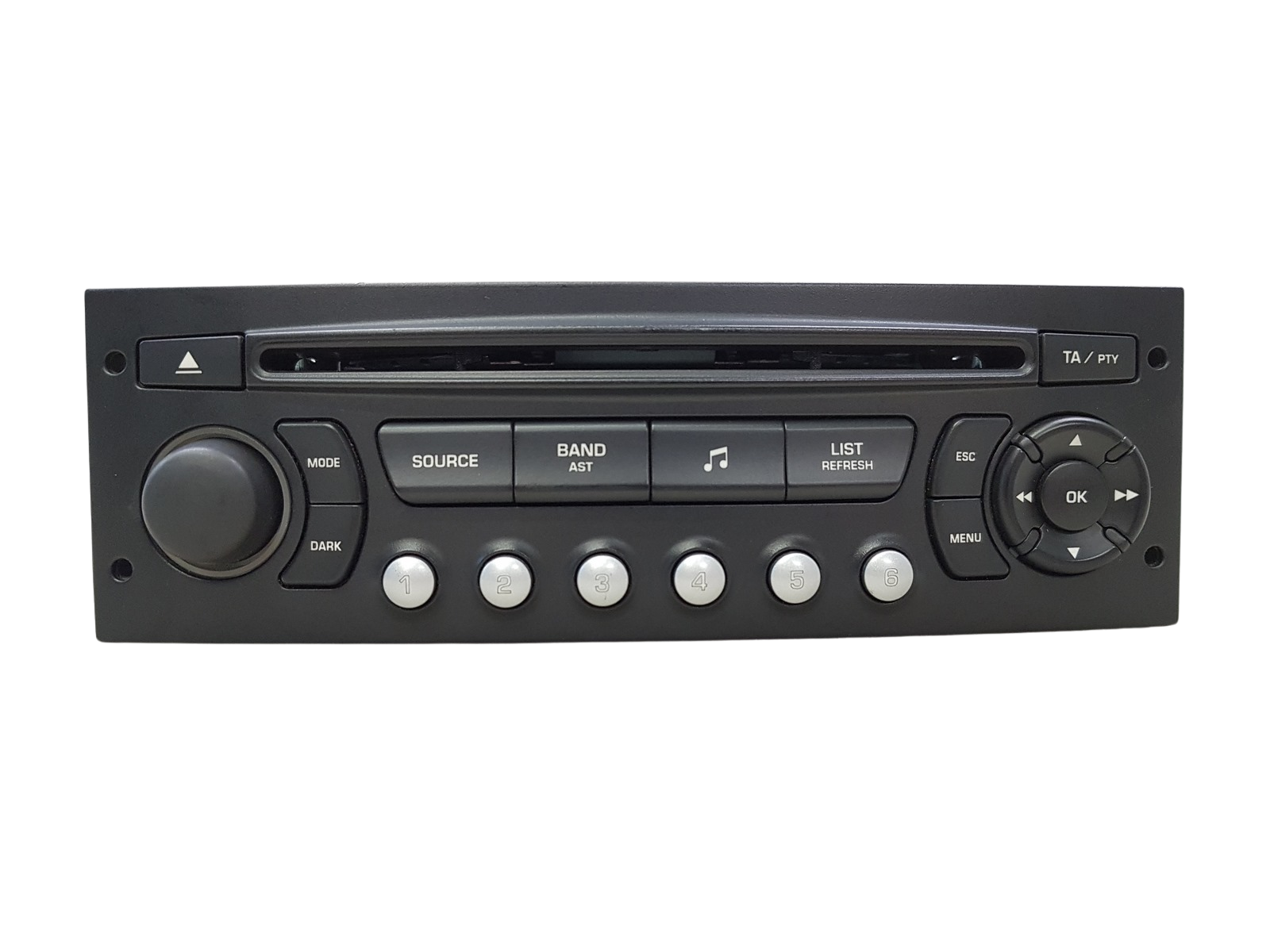 Radio CD Player Peugeot 307 9659139977 7645038392 Blaupunkt 1302 main product photo