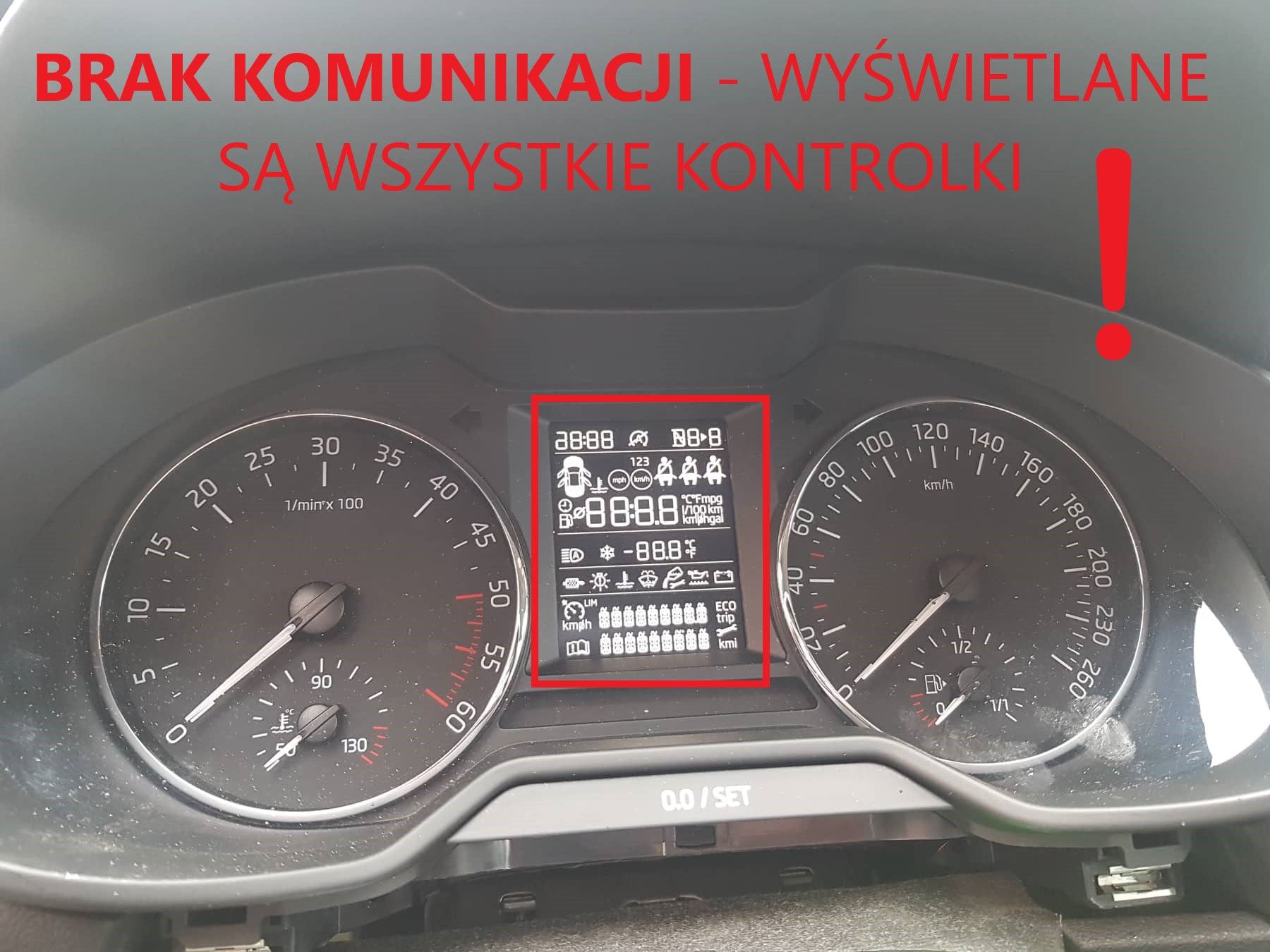 Speedometer/Instrument Cluster Skoda Octavia 5E0920731 NA CZĘŚCI 5 main product photo