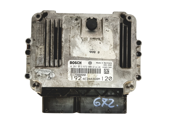 Control Unit 51798000 0281013672 Alfa Romeo Bosch 19807 main product photo