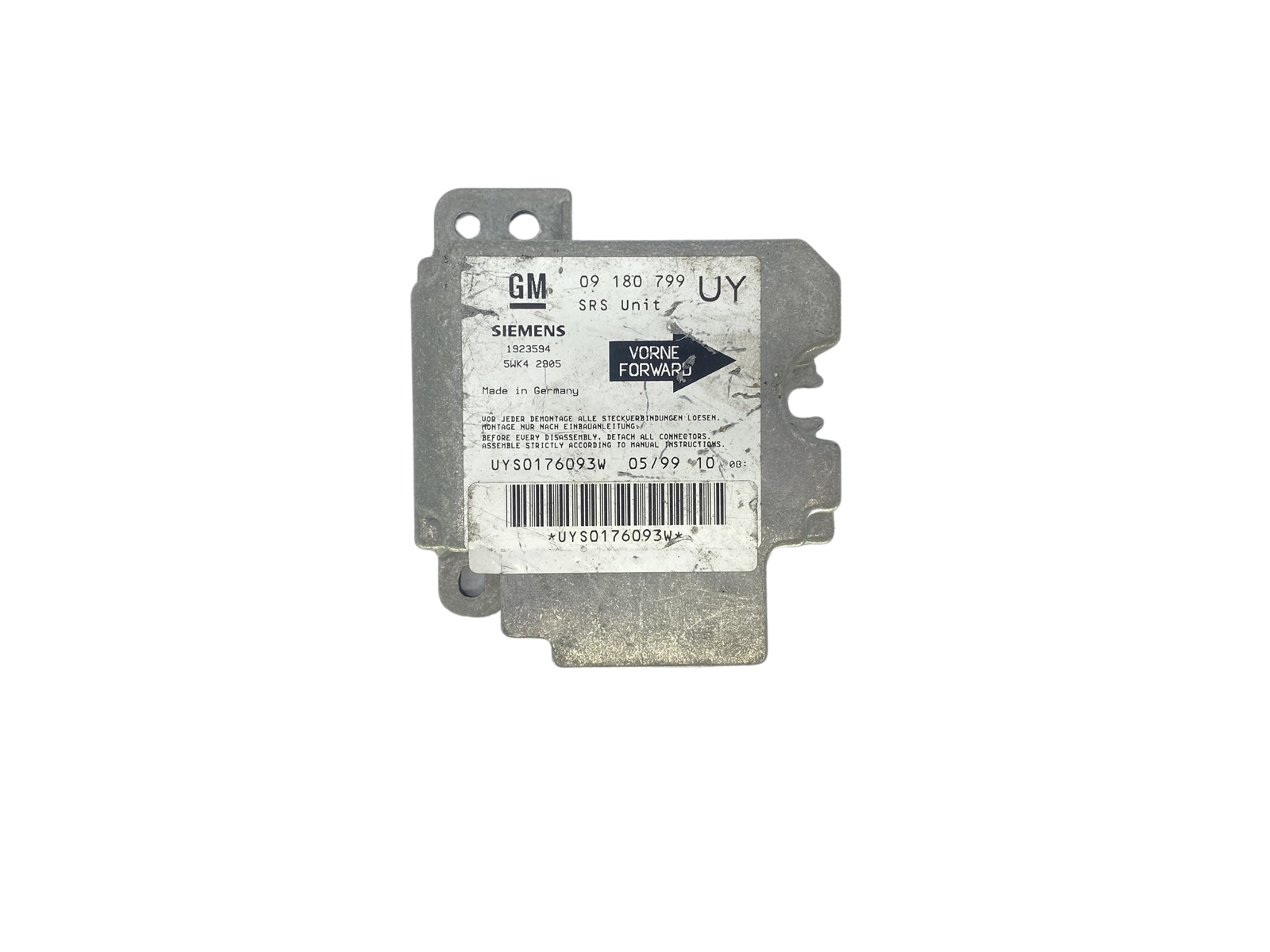 Control Unit 09180799 5WK42905 Opel Siemens 58468 main product photo