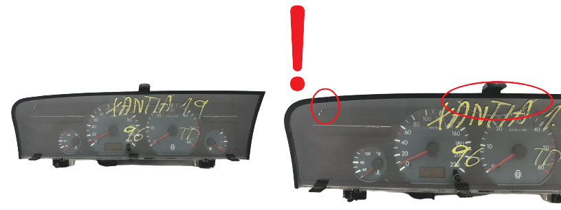 Speedometer/Instrument Cluster Citroen Xantia 21624319-5 Sagem 54905 main product photo