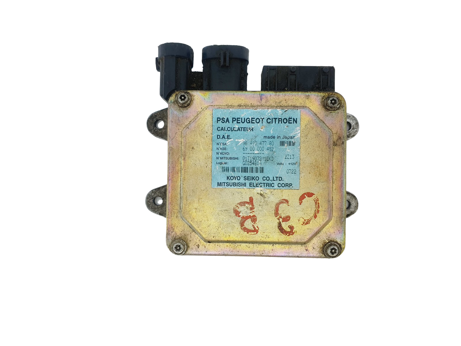 Control Unit 9649847780 6900000482 Q1T19072M1ZE KOYO PSA 36623 main product photo
