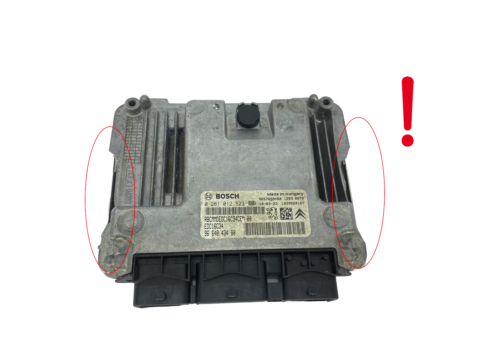 Control Unit 0281012523 9664843480 9657699480 PSA Bosch 60187 main product photo