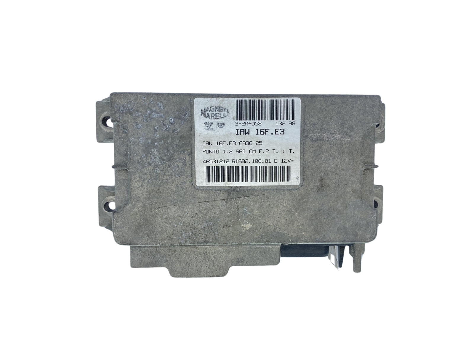 Control Unit Fiat 46531212 IAW16F.E3 61602.106.01 Magneti Marelli 63551 main product photo