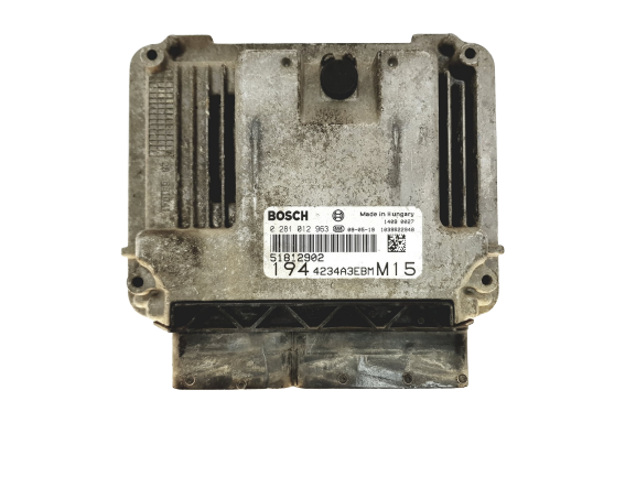 ECU Engine Control Unit 51812902 0281012963 Fiat Bosch main product photo