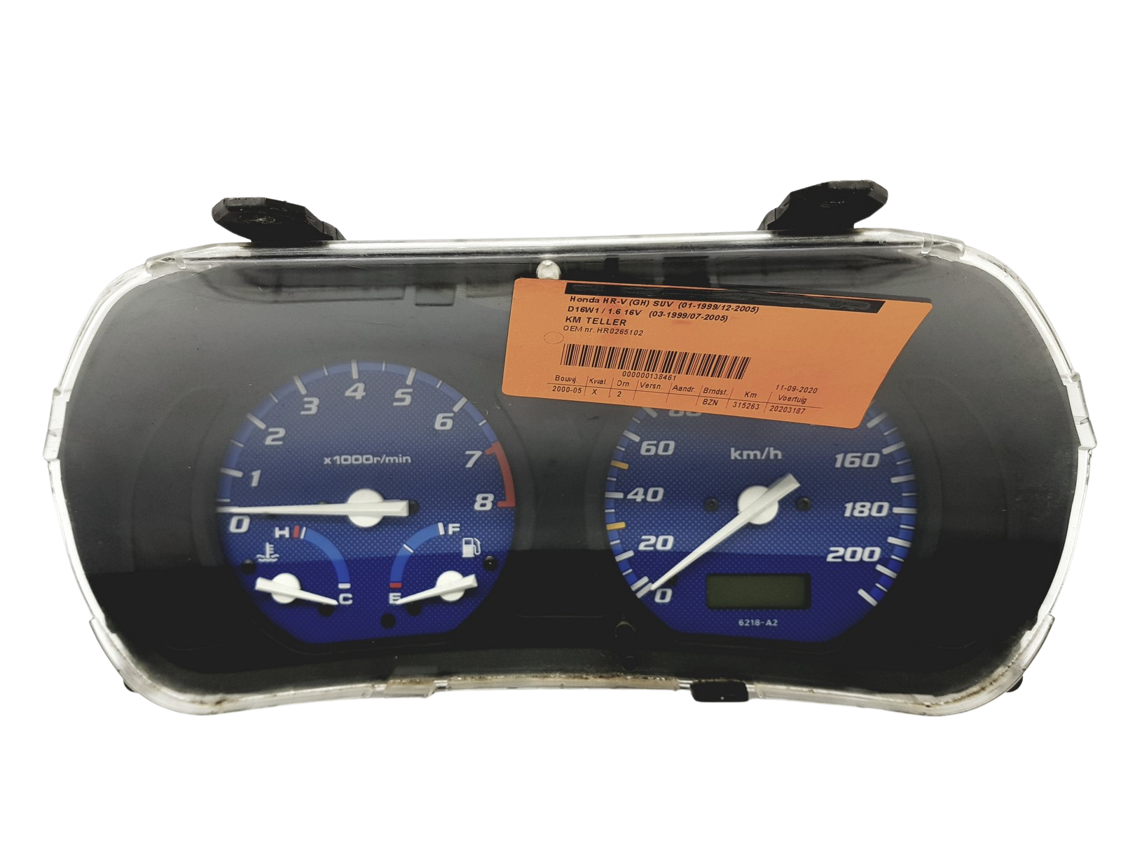 Speedometer/Instrument Cluster Honda HRV 78100S2HG100 HR-0265-102 52520 main product photo
