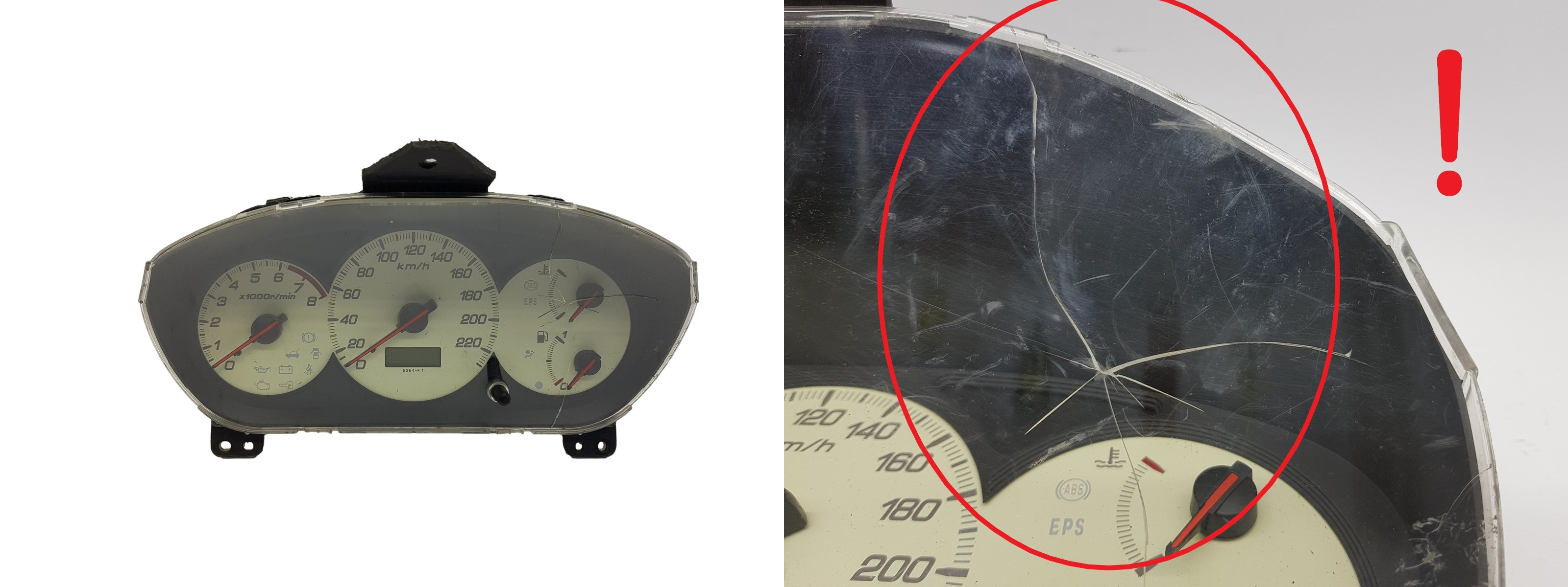 Speedometer/Instrument Cluster Honda Civic HR0291215 78100R120 1554 main product photo