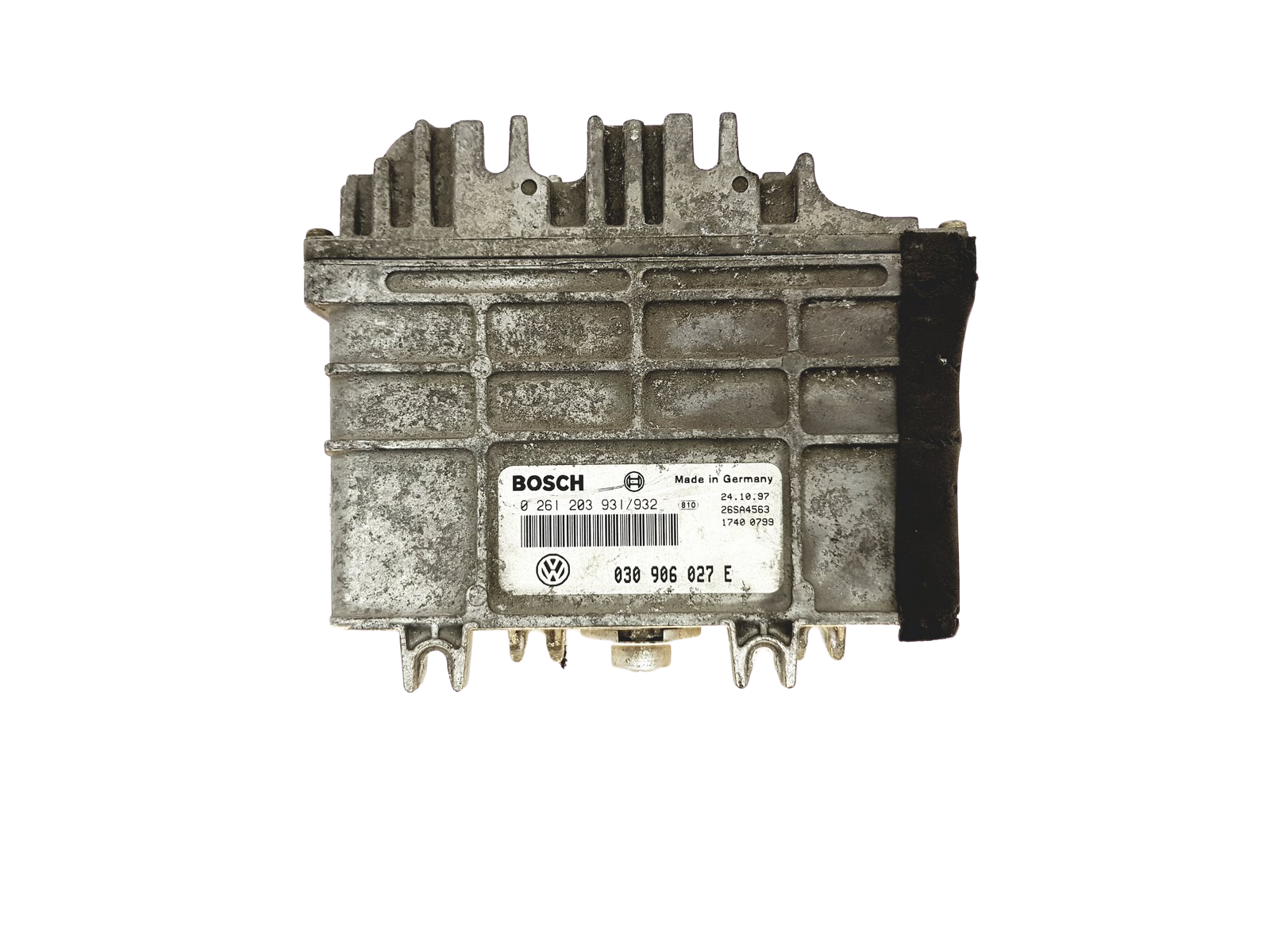 ECU Engine Control Unit VW 030906027E 0261203932 Bosch 24817 main product photo