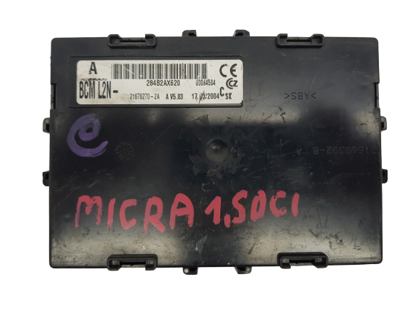 Control unit Module Nissan 284B2AX620 21676270-2A 19260 main product photo