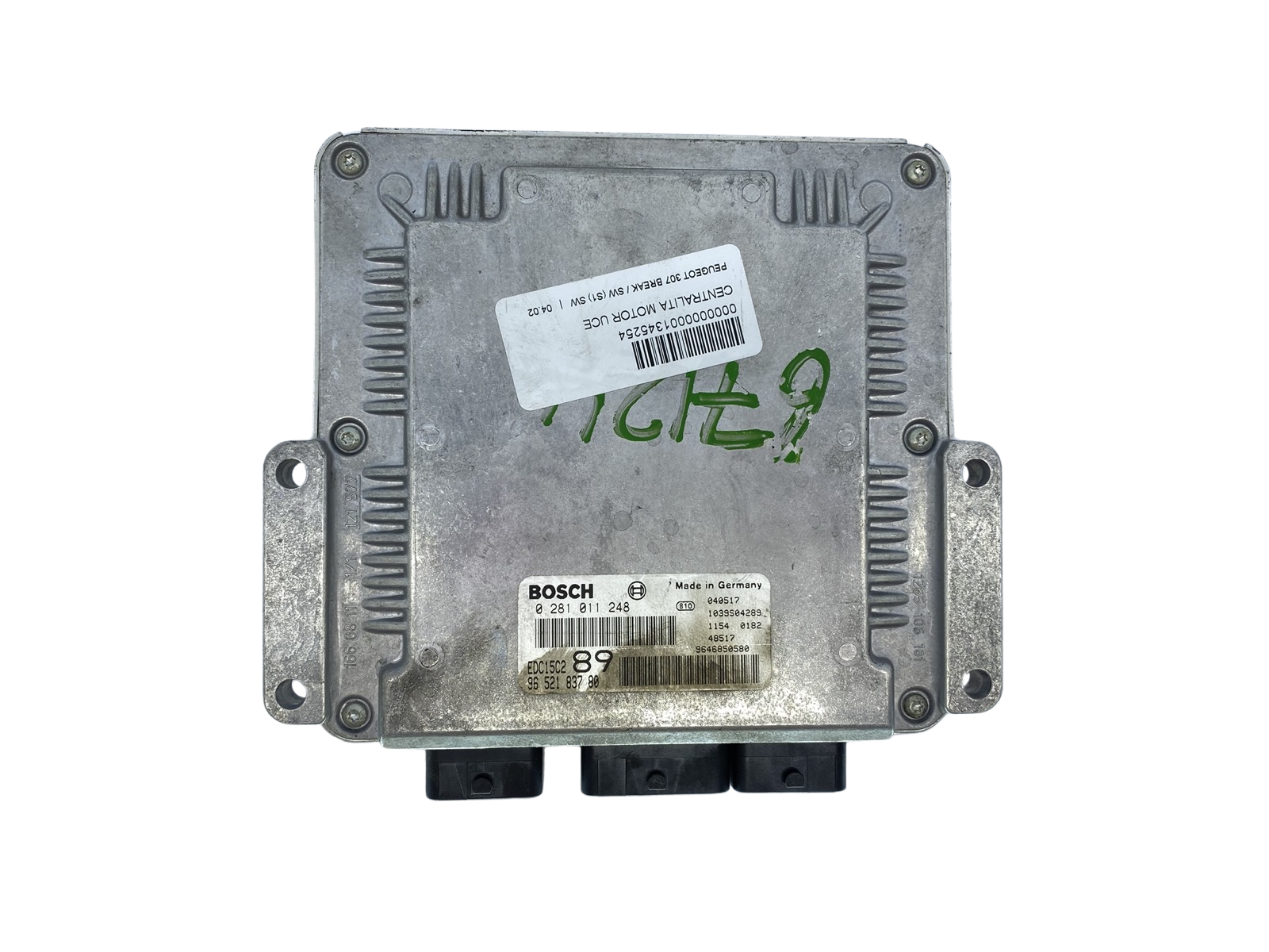 Control Unit 0281011248 9652183780 9646850580 PSA Bosch 62918 main product photo