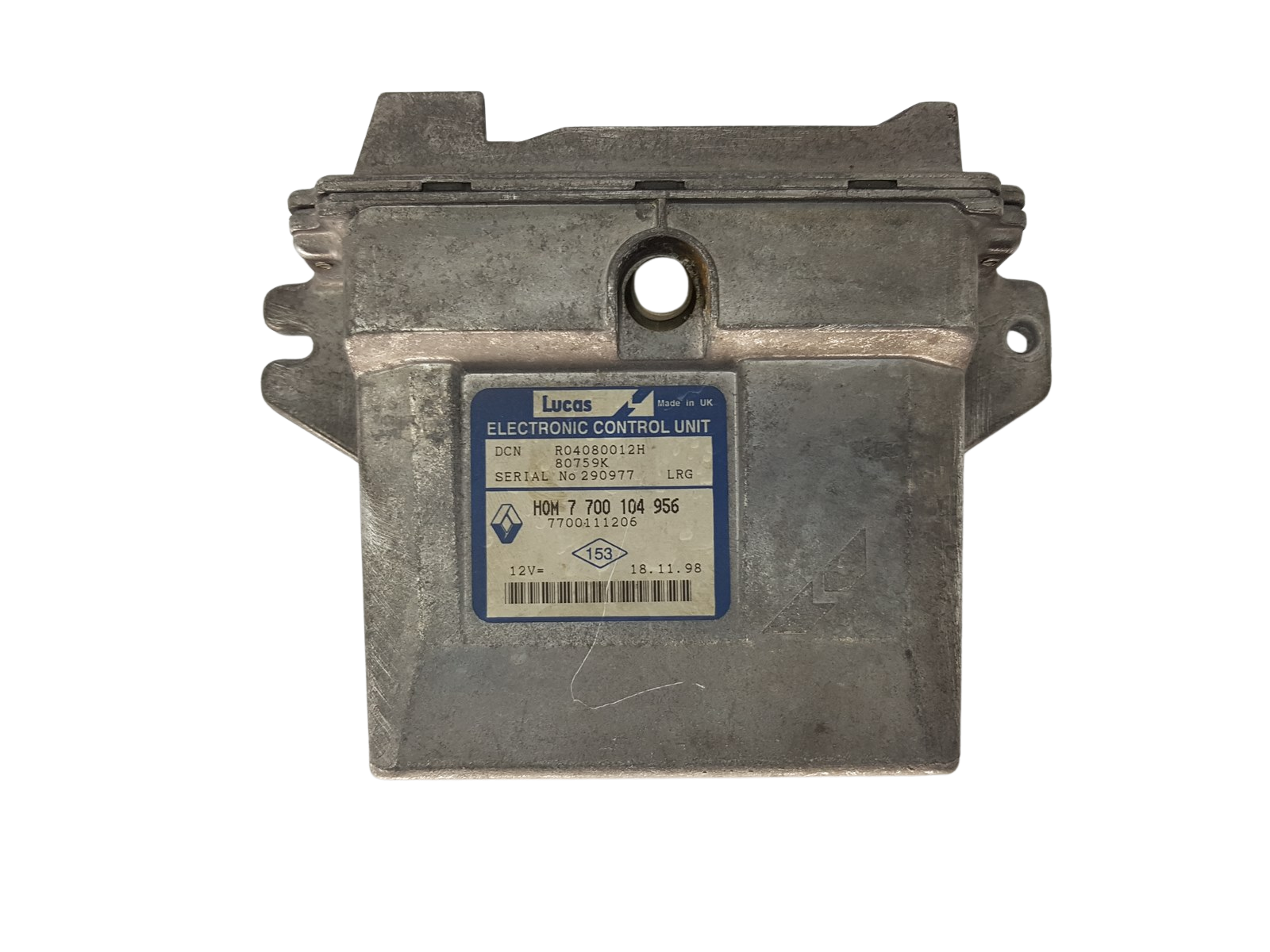 Control Unit 7700104956 7700111206 R04080012H Renault Lucas 3665 main product photo