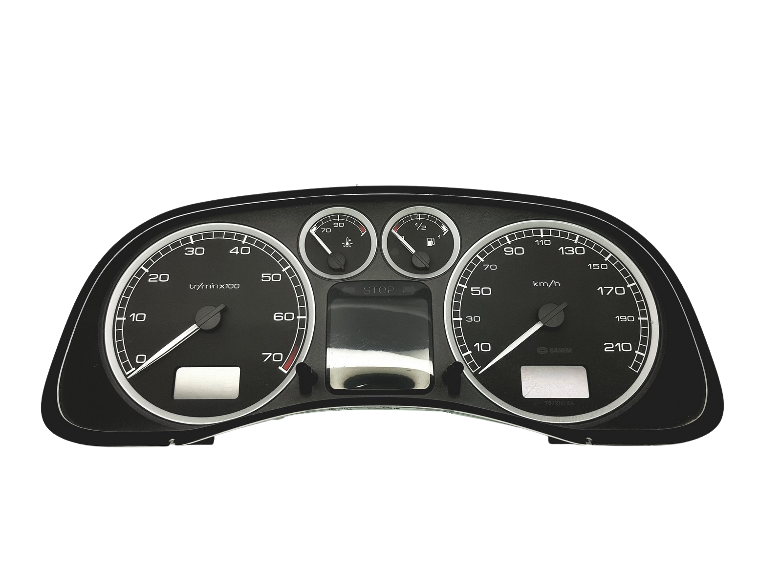 Speedometer/Instrument Cluster Peugeot 307 9645768580 E 01 Sagem 59109 main product photo