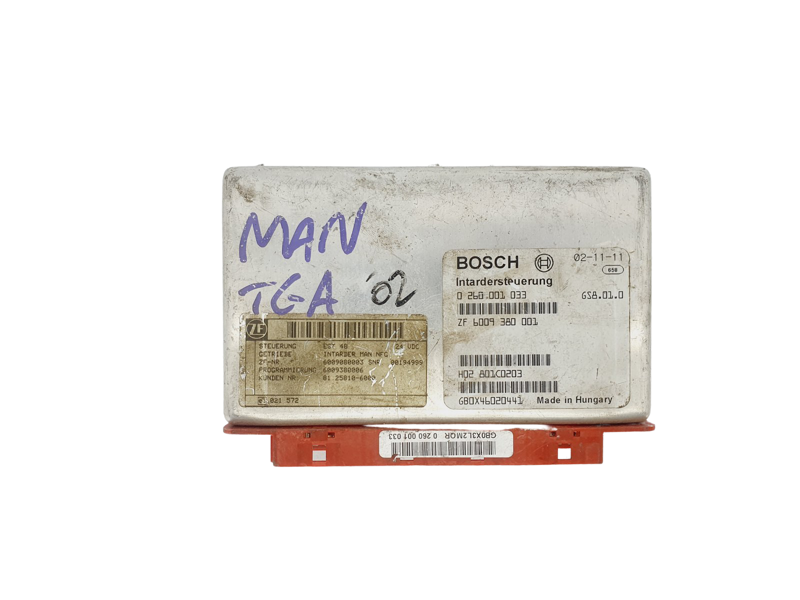 Control Unit 0260001033 ZF6009380001 MAN Bosch 41785 main product photo