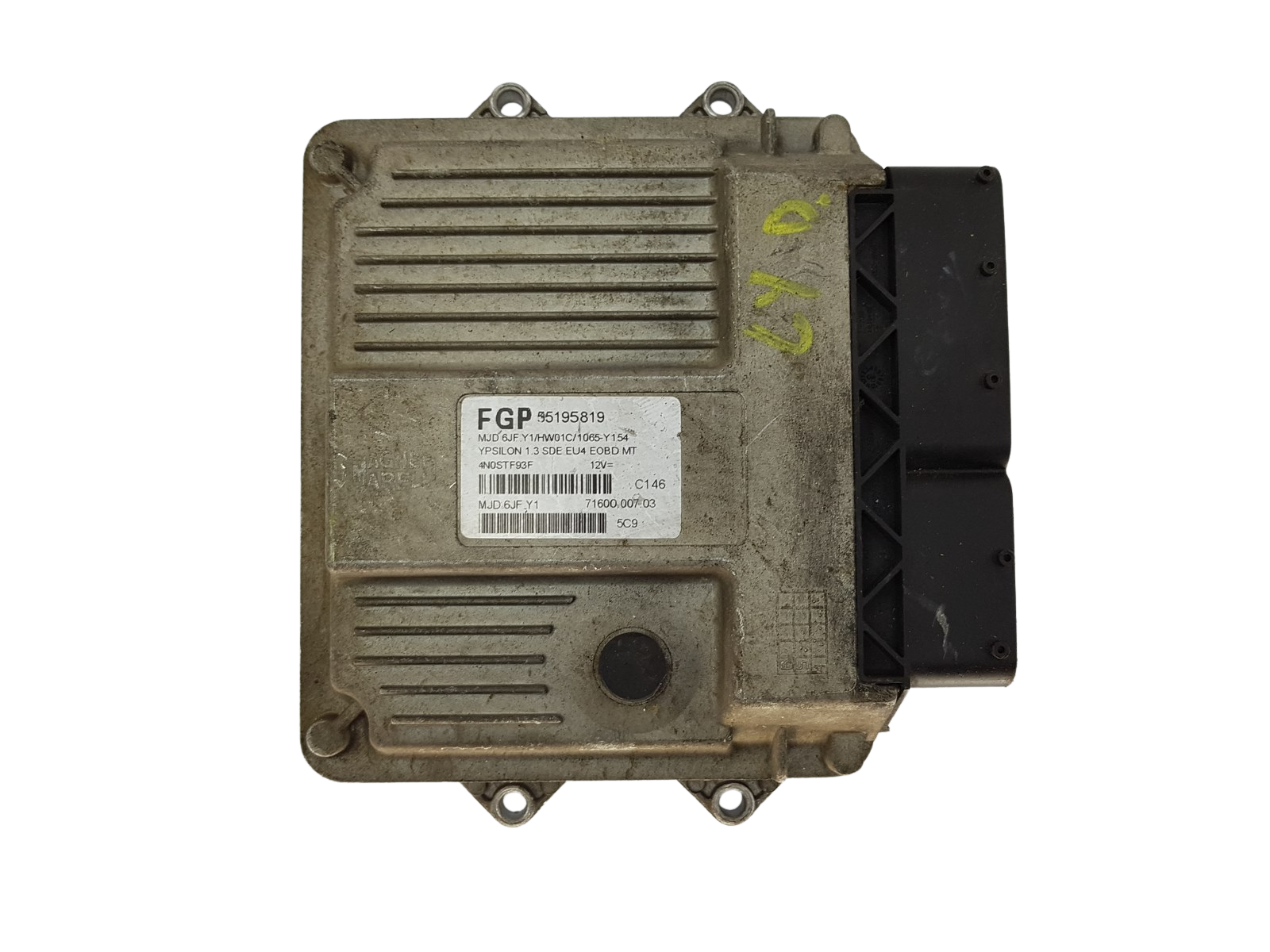 Control Unit FGP 55195819 MJD6JF.Y1 71600.007.03 Lancia Magneti Marelli 16253 main product photo