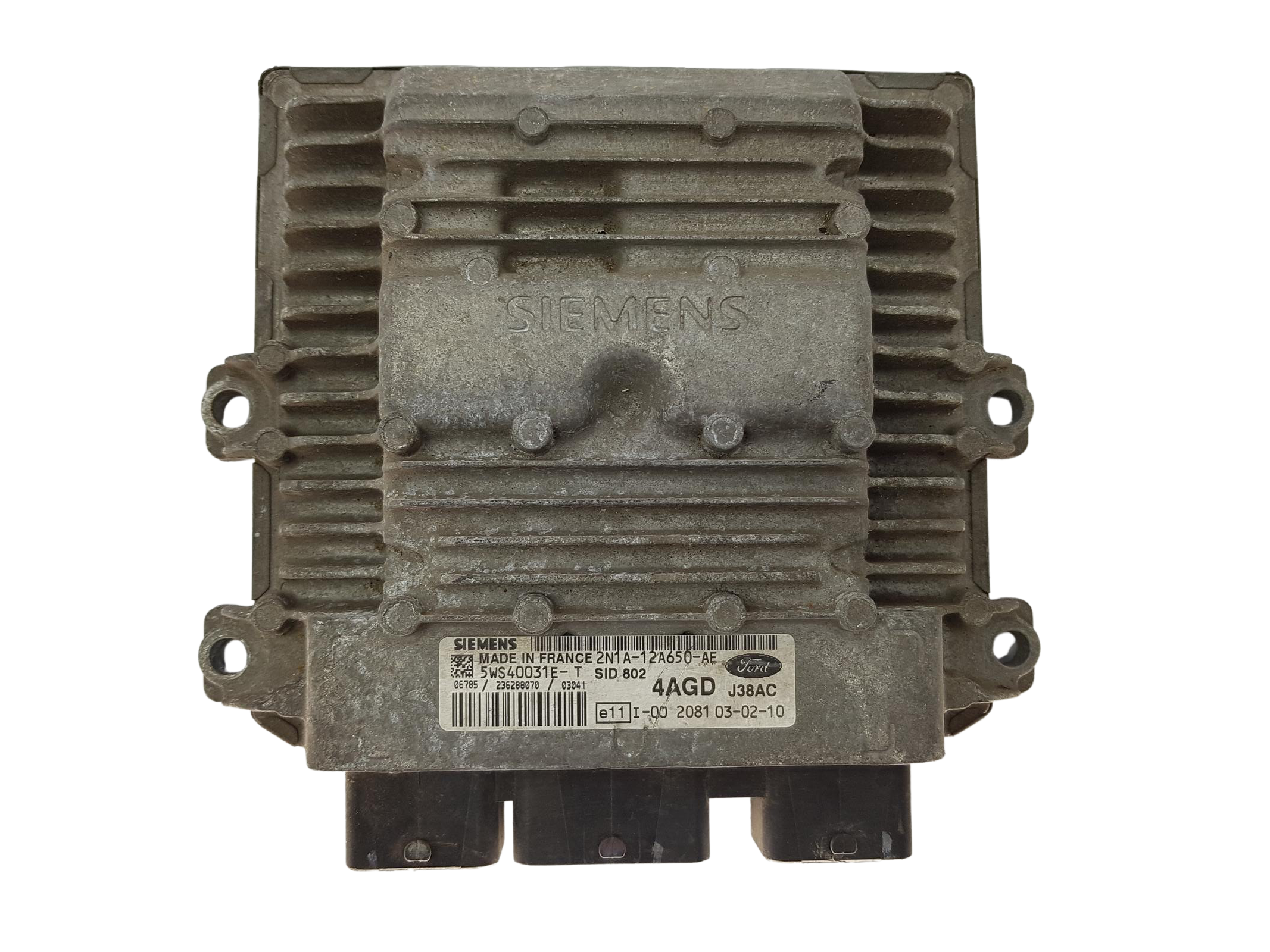 Control Unit 2N1A-12A650-AE 5WS40031E-T 4AGD J38AC Ford Siemens 13617 main product photo
