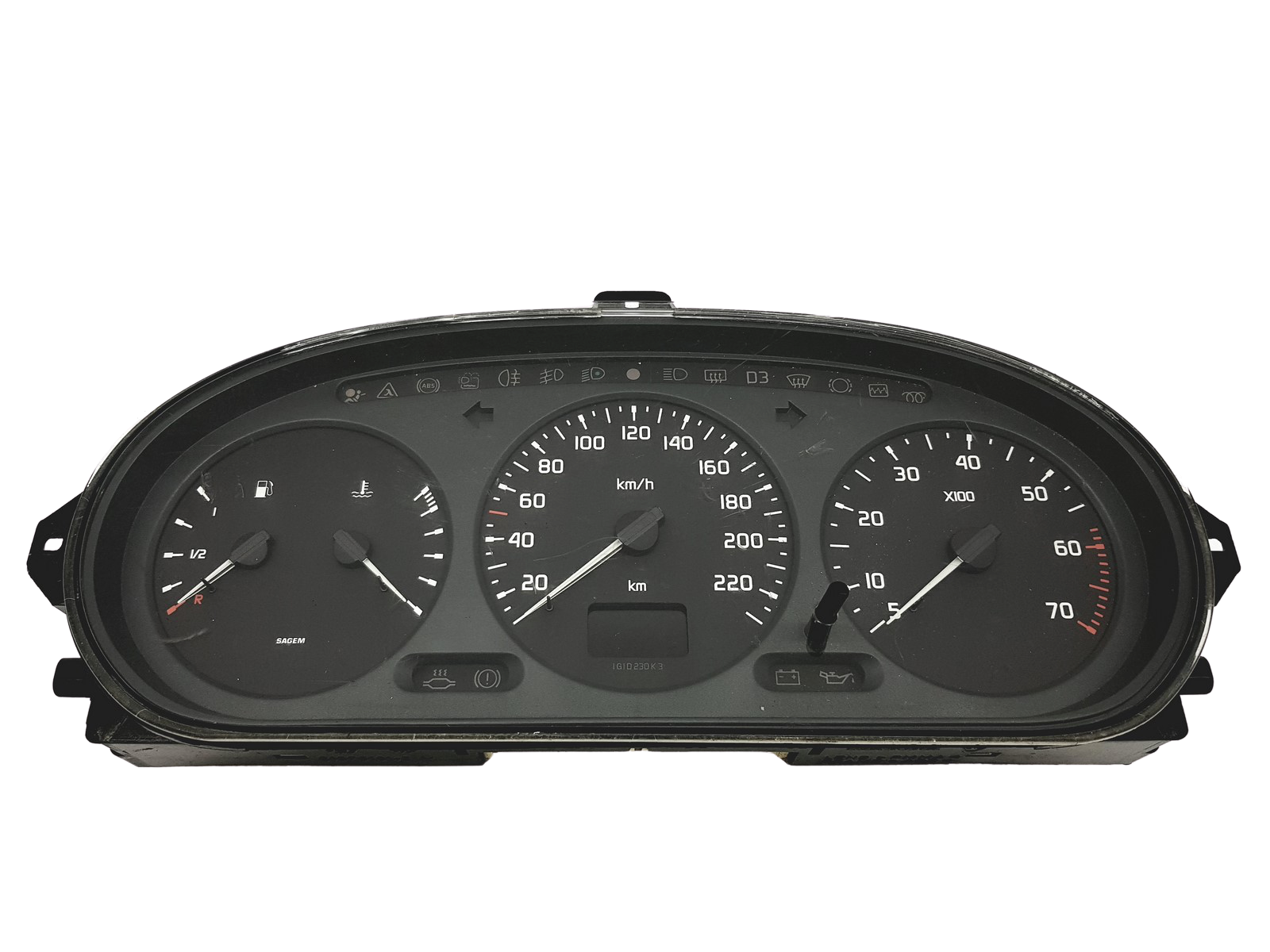 Speedometer/Instrument Cluster Renault Megane 1 Scenic 1 21578161-2 30812 main product photo