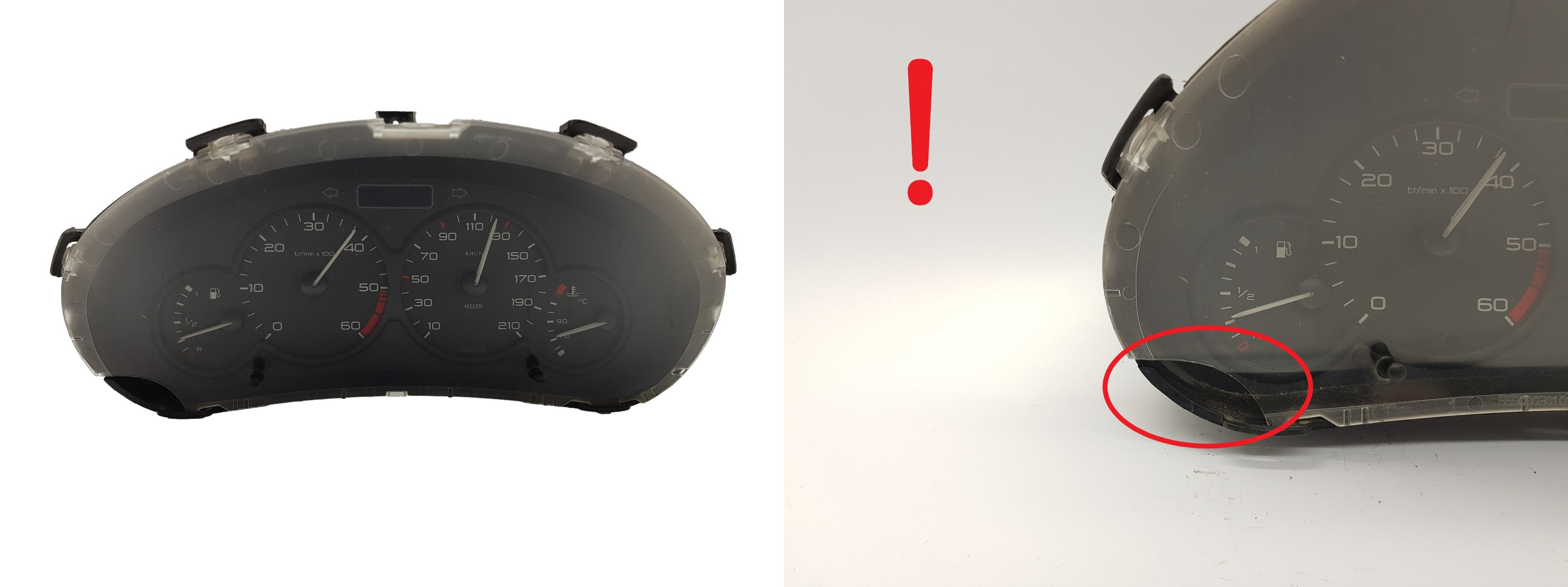Speedometer/Instrument Cluster Peugeot 206 9656696080 000500110 2582 main product photo