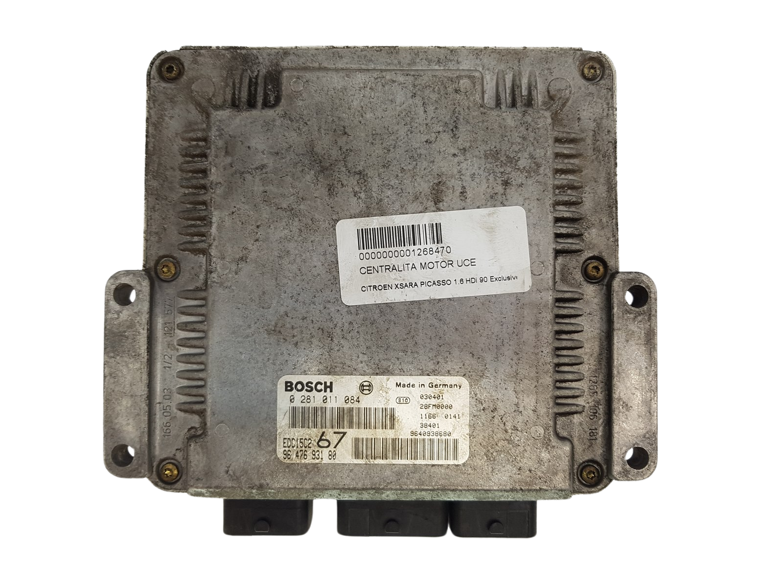 Control Unit 0281011084 9640938680 9647693180 PSA Bosch 3007 main product photo
