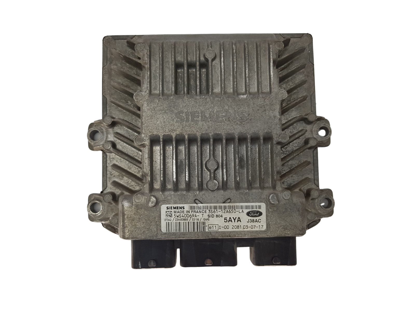 Control Unit 3S61-12A650-LA 5WS40069A-T 5AYA SID 804 Ford Siemens 3484 main product photo