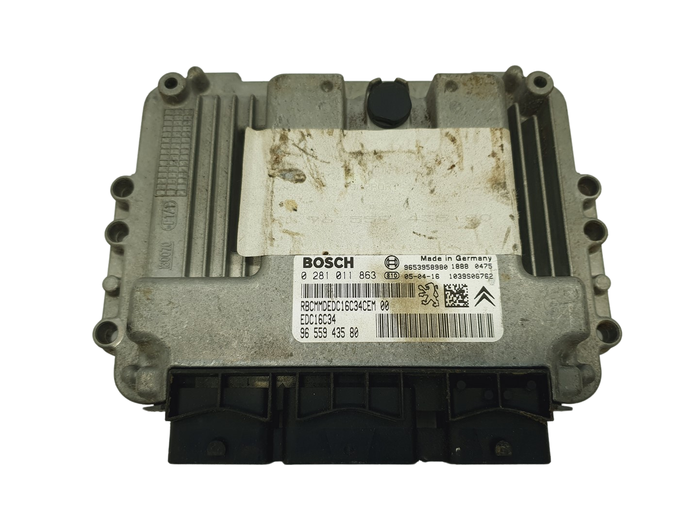 Control Unit 0281011863 9653958980 9655943580 PSA Bosch 68278 main product photo