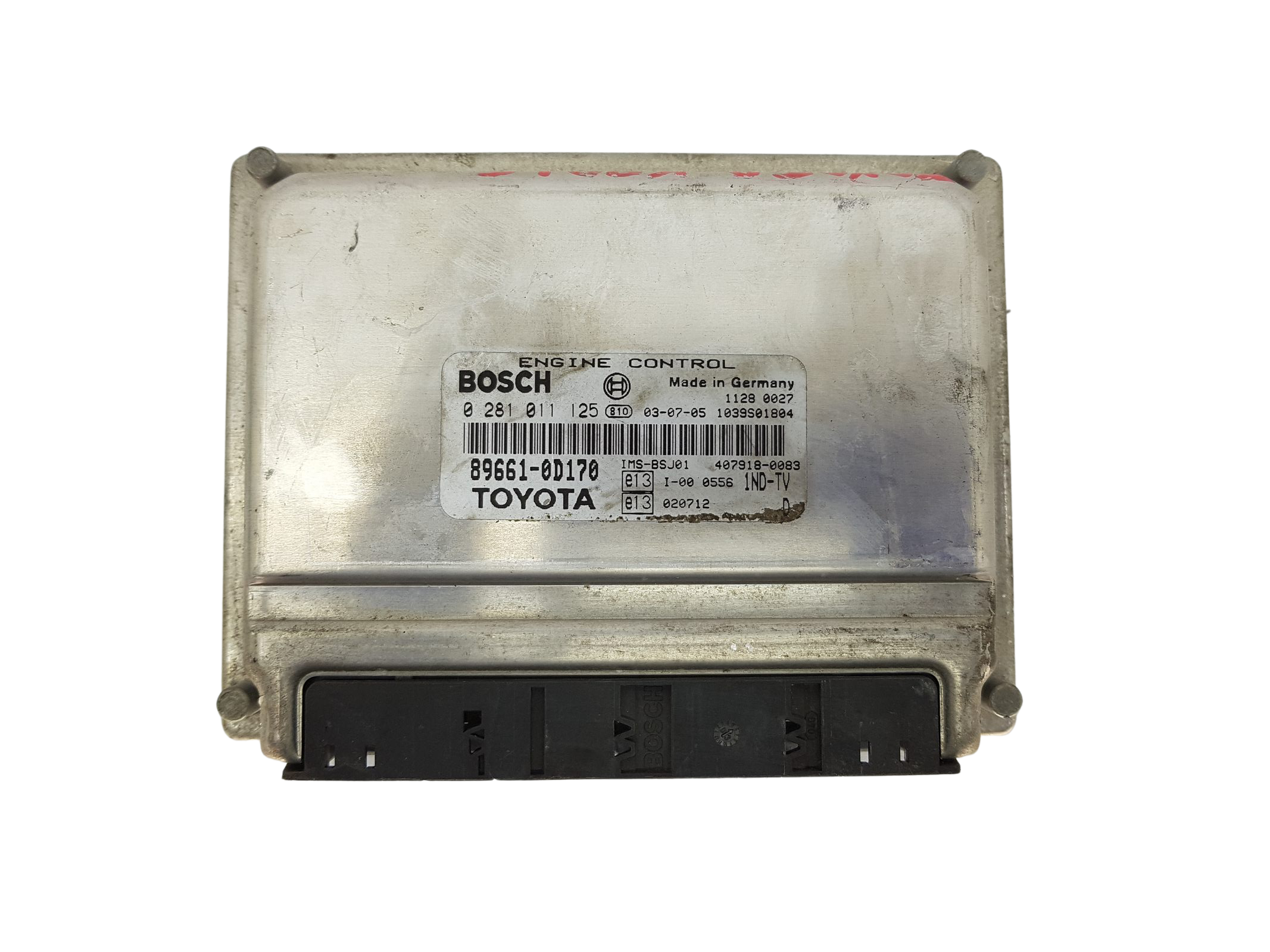 Control Unit 0281011125 89661-0D170 407918-0083 Toyota Bosch 13444 main product photo