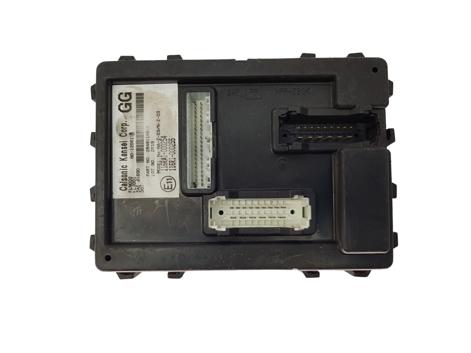 Control unit Module Nissan 284B11HB1E 116RAI-000254 116RI-000255 Calsonic Kansei main product photo